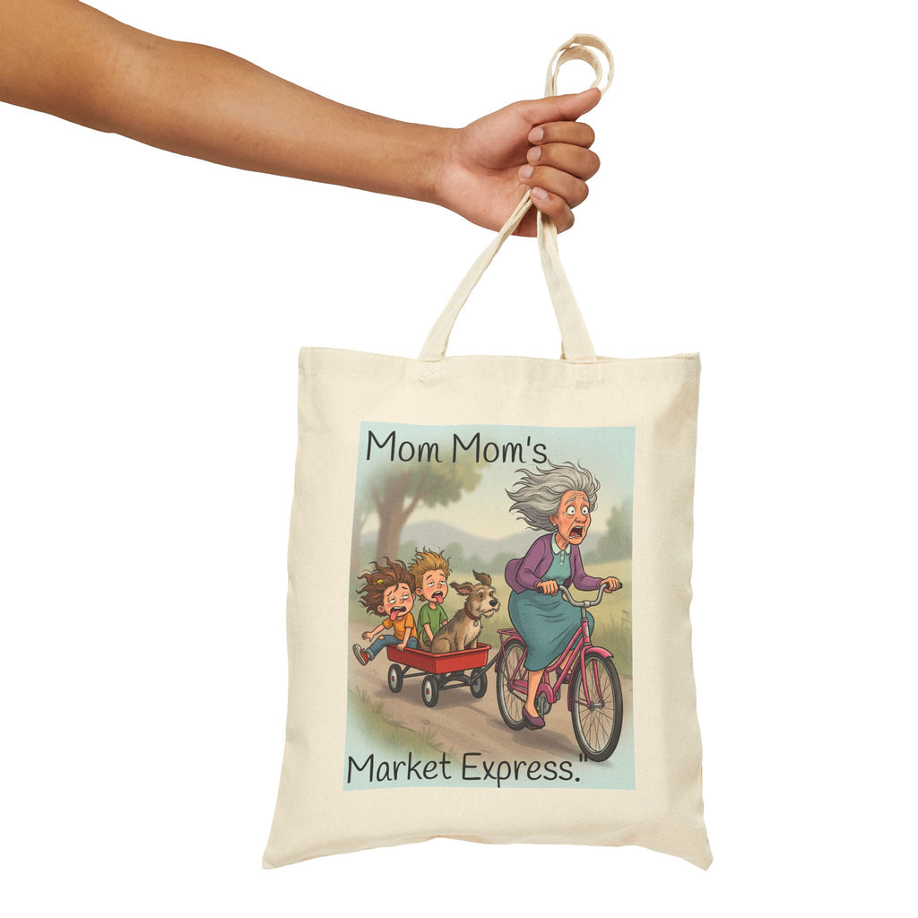 Tote Bag / "Mom Mom's Market Express" Funny Grandma Grocery Tote