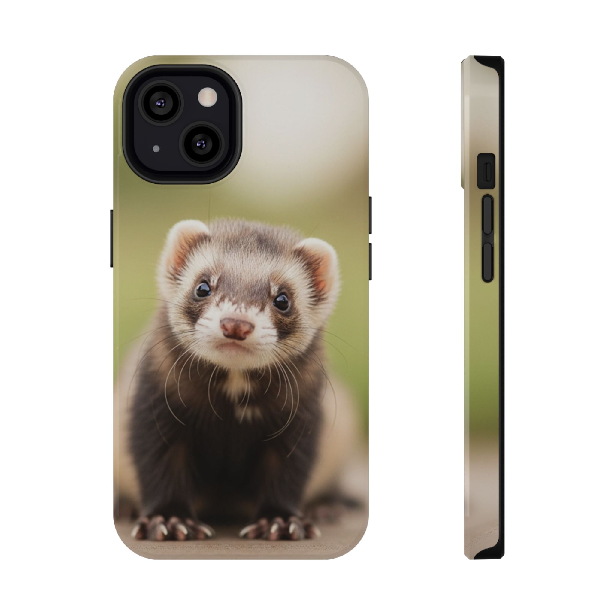 Cute Ferret Portrait Phone Case