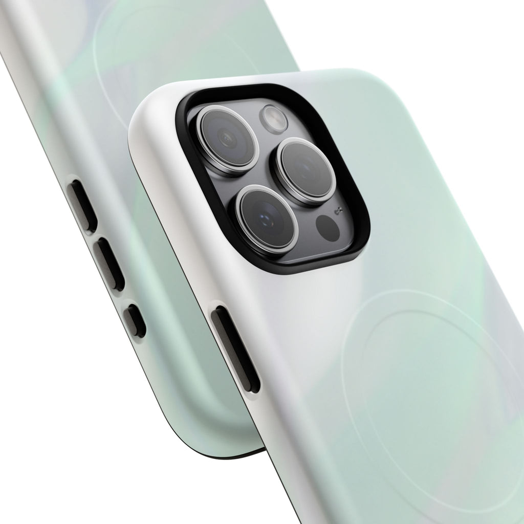 Abstract / Aurora Green Tough Phone Case