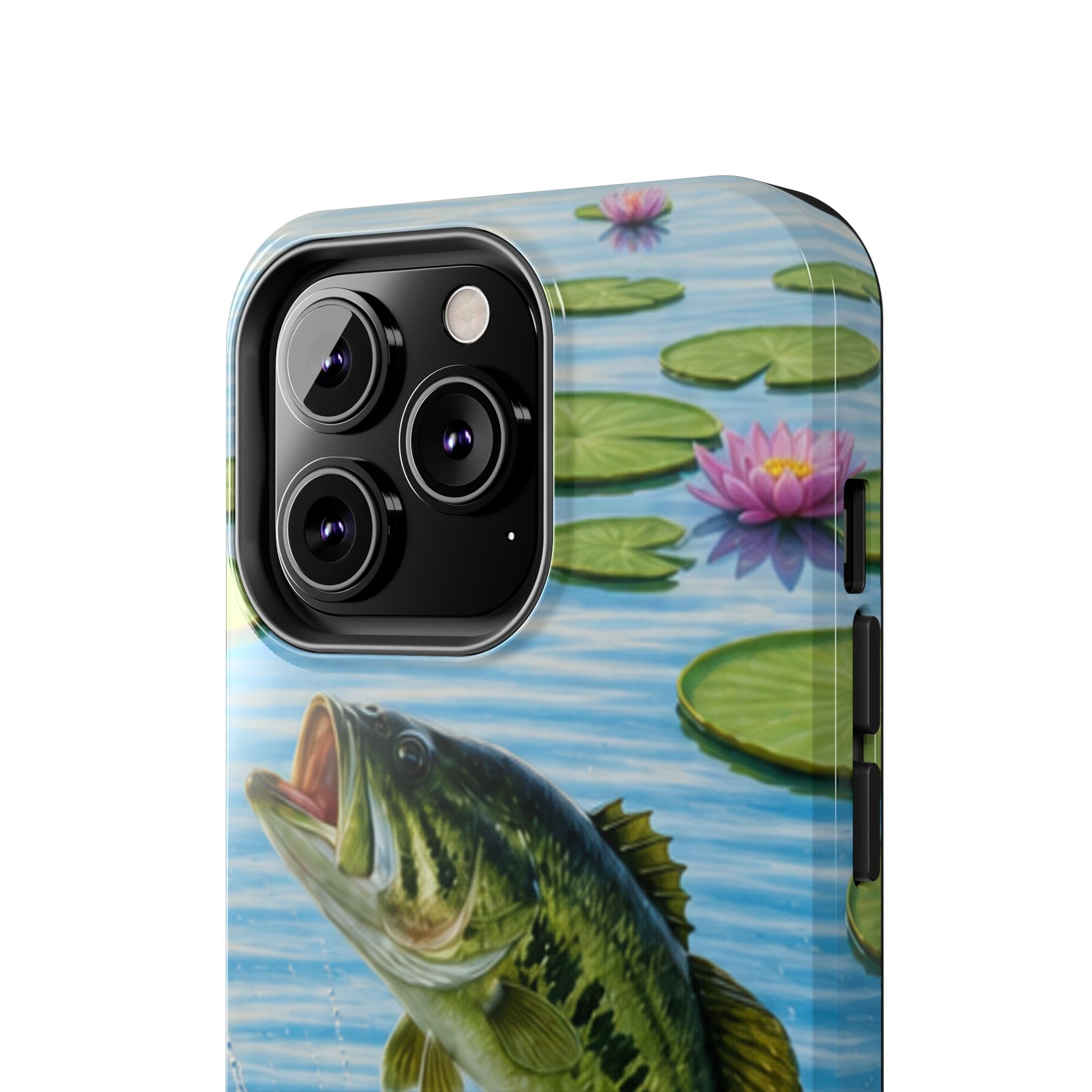 Largemouth Bass Jumping Phone Case | Tough Phone Case