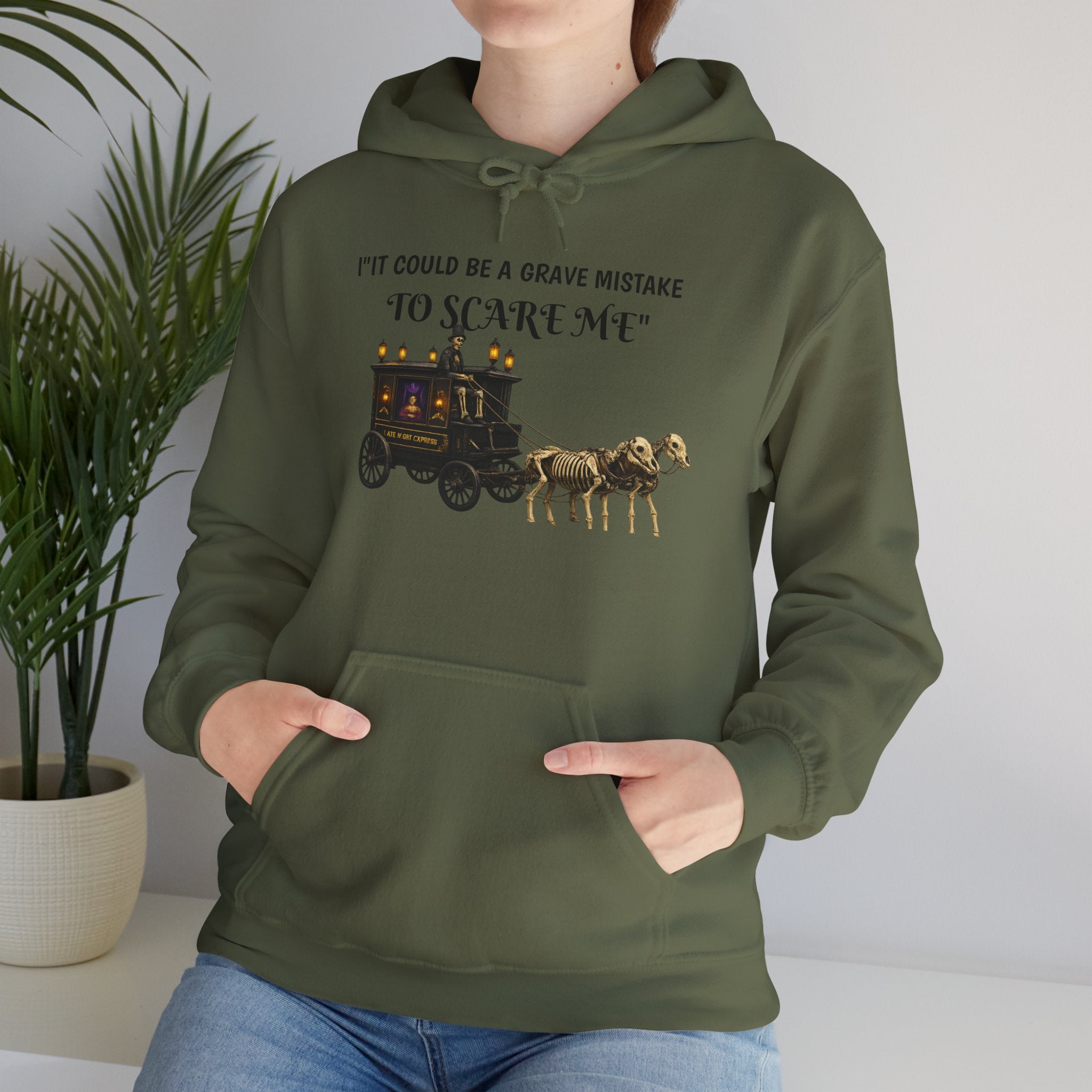 Too Scare Me/Unisex Heavy Blend™ Hooded Sweatshirt