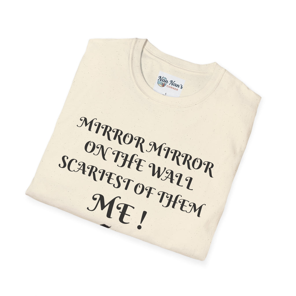Mirror Mirror on the Wall Witch Illustration T-Shirt