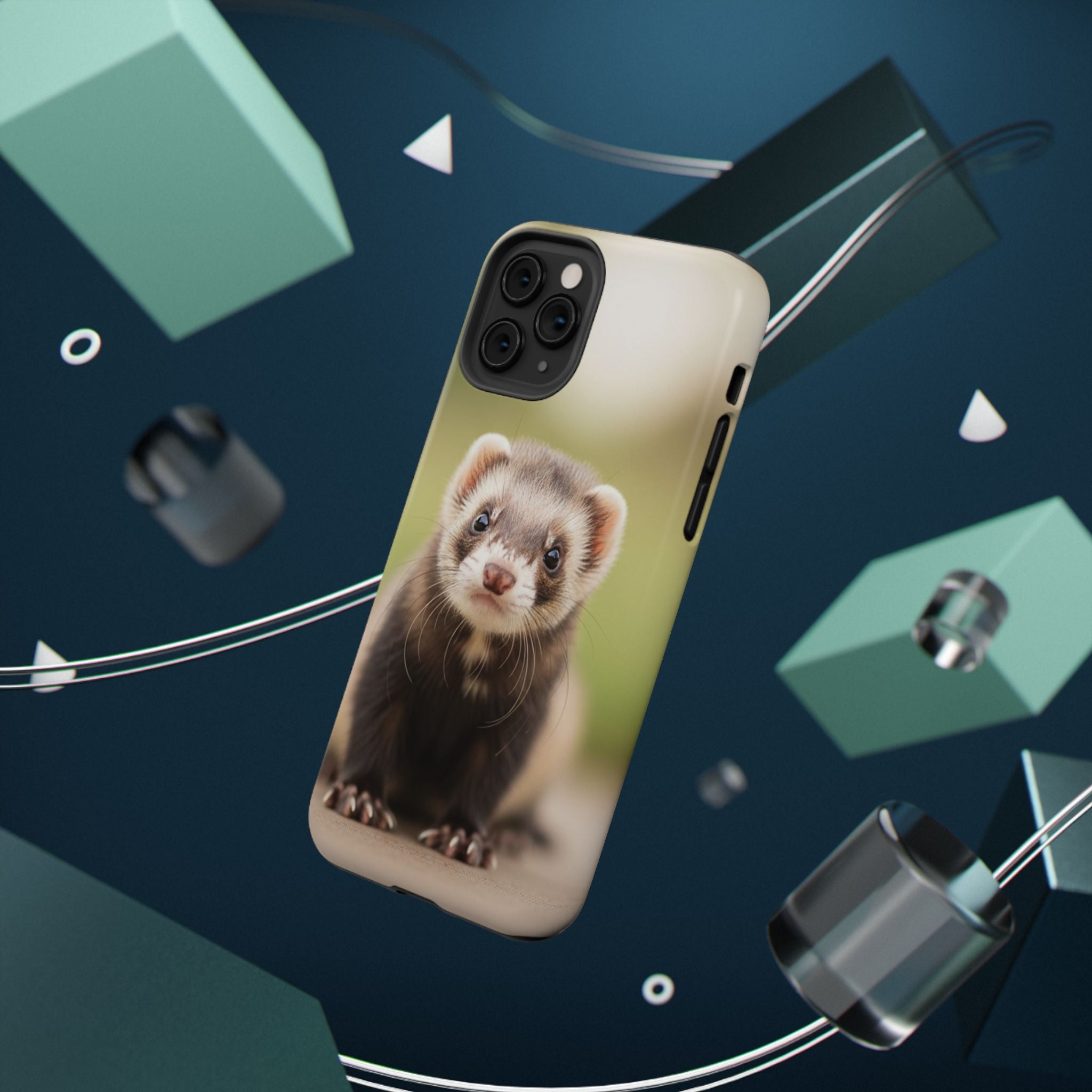 Cute Ferret Portrait Phone Case