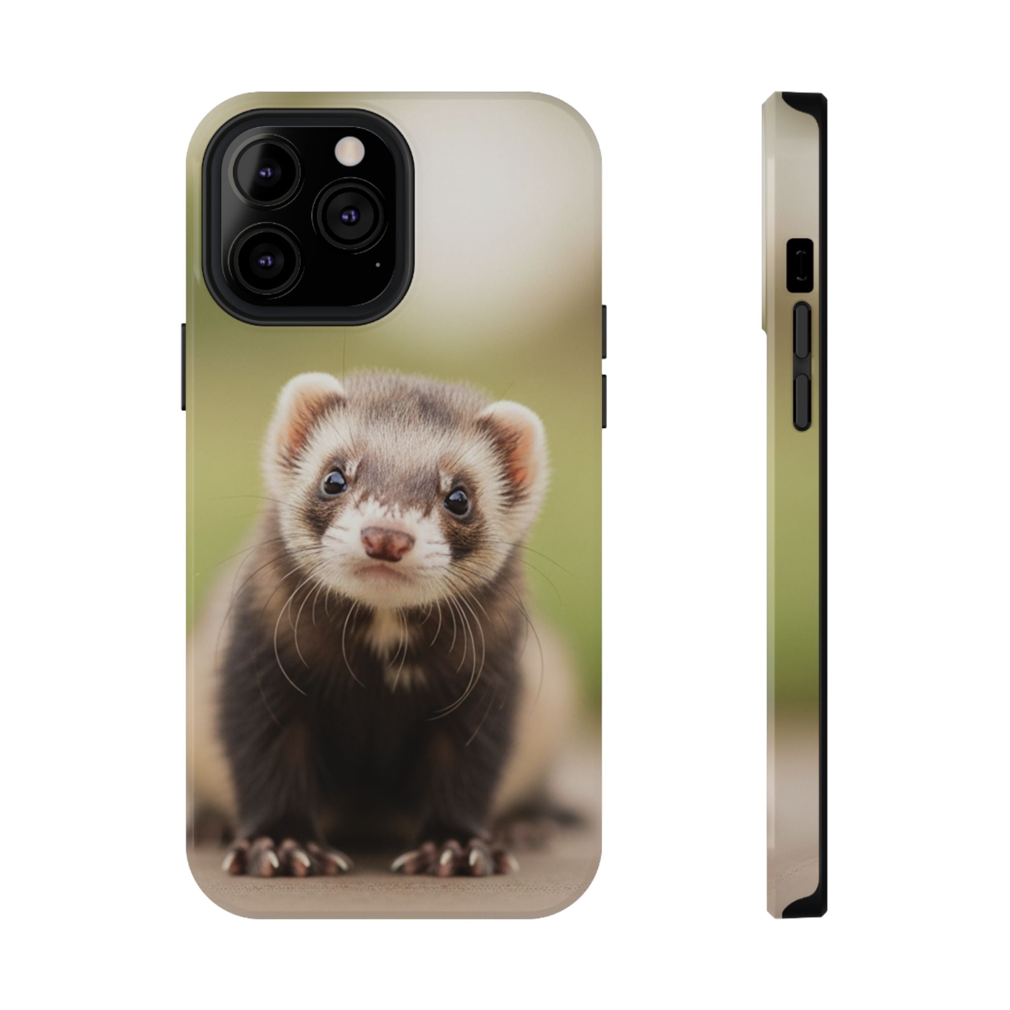 Cute Ferret Portrait Phone Case