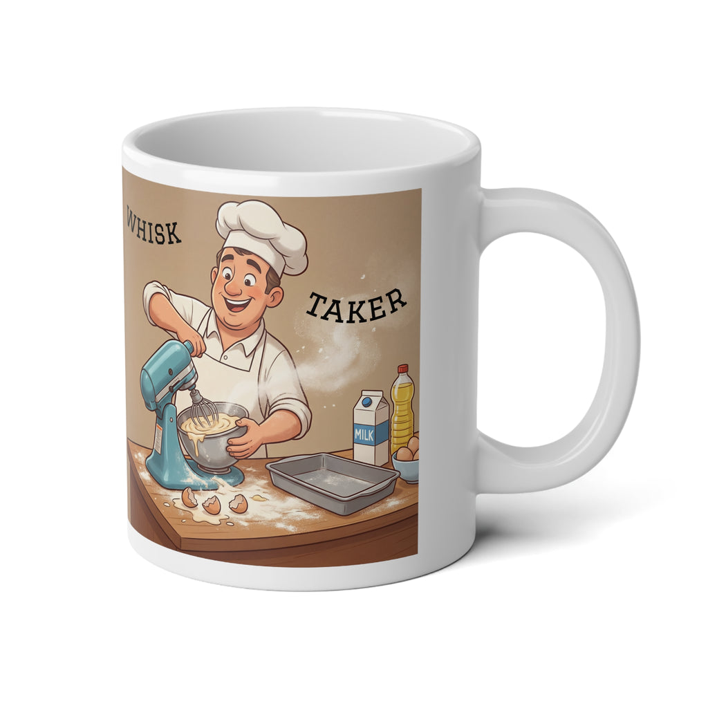 Jumbo Mug Baker 20oz/ Whisk, Measure & Bake Coffee Cup