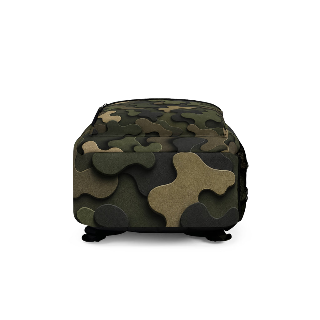 3D Camouflage Pattern Backpack | Army Camo School Bag