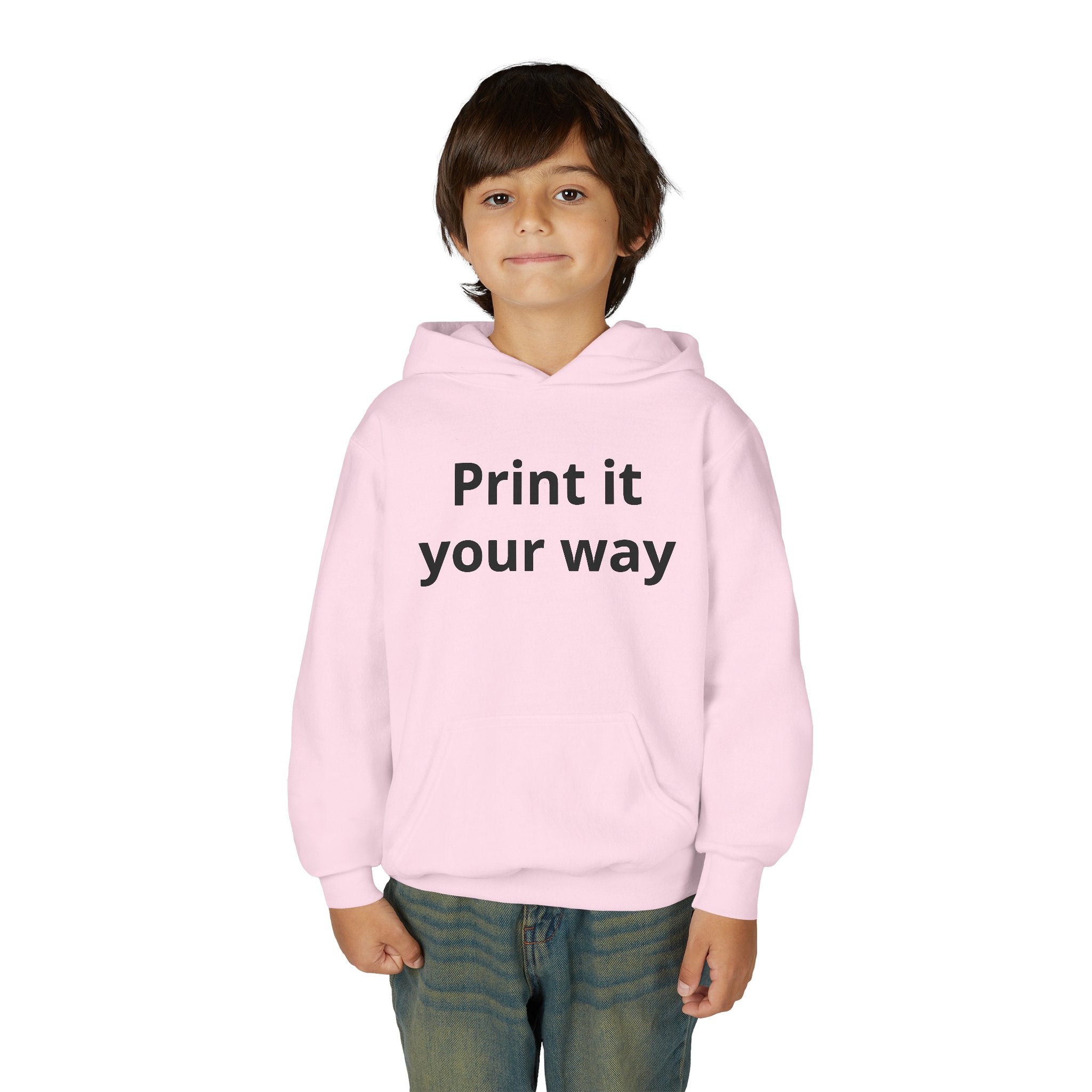 Hooded Sweatshirt Print It Your Way | Custom Youth Hoodie
