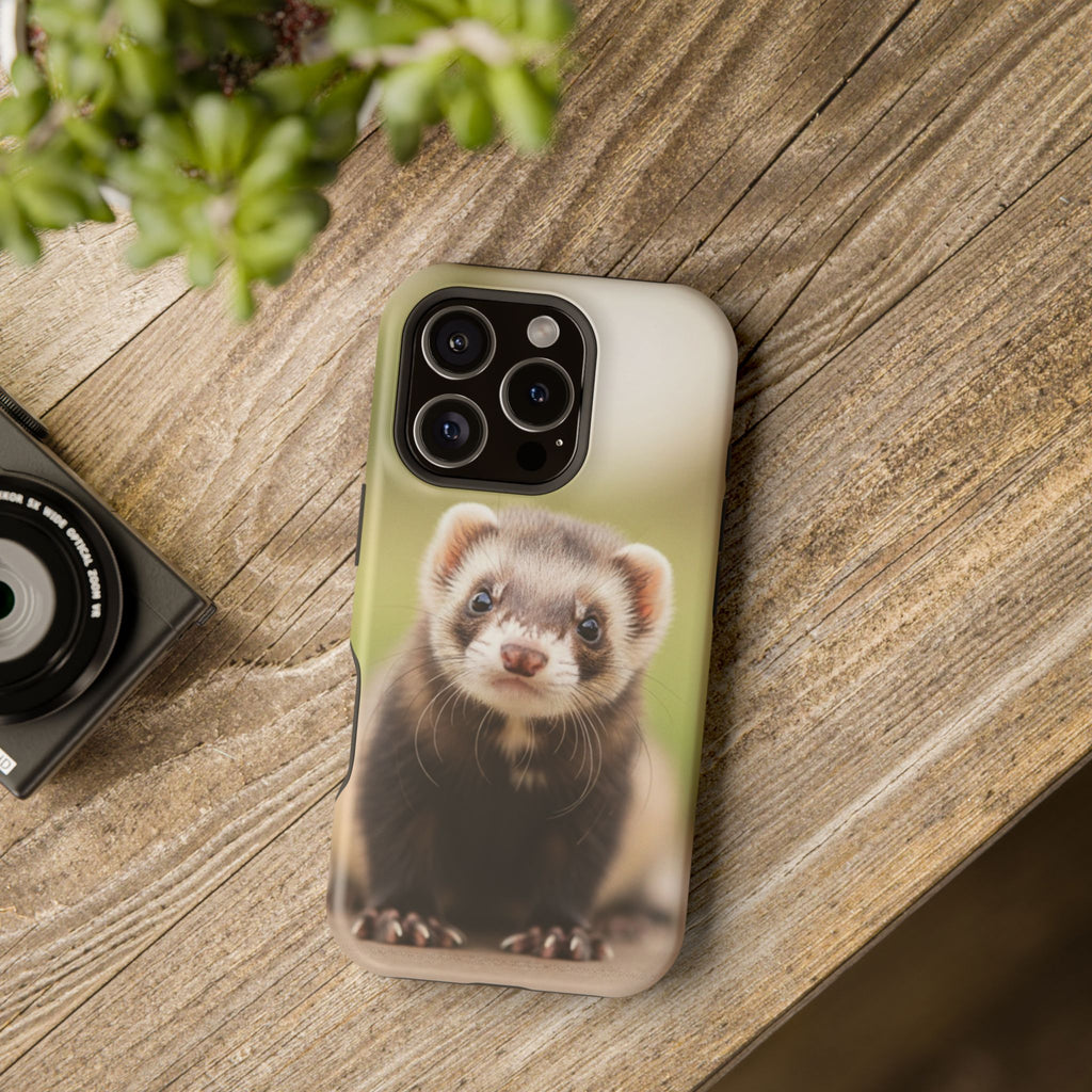 Cute Ferret Portrait Phone Case
