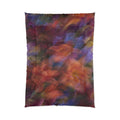 Abstract Autumn Leaves Comforter - Colorful Blurred Floral Bedding