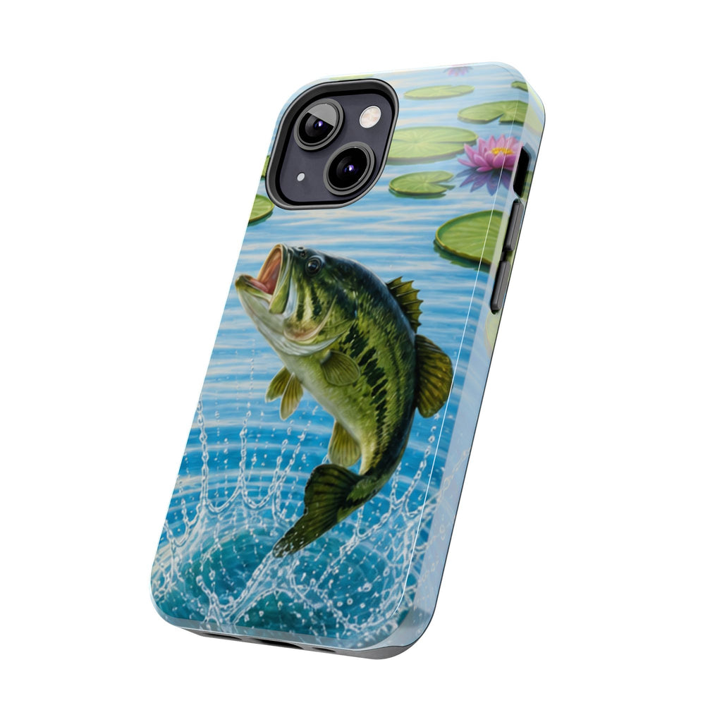 Largemouth Bass Jumping Phone Case | Tough Phone Case