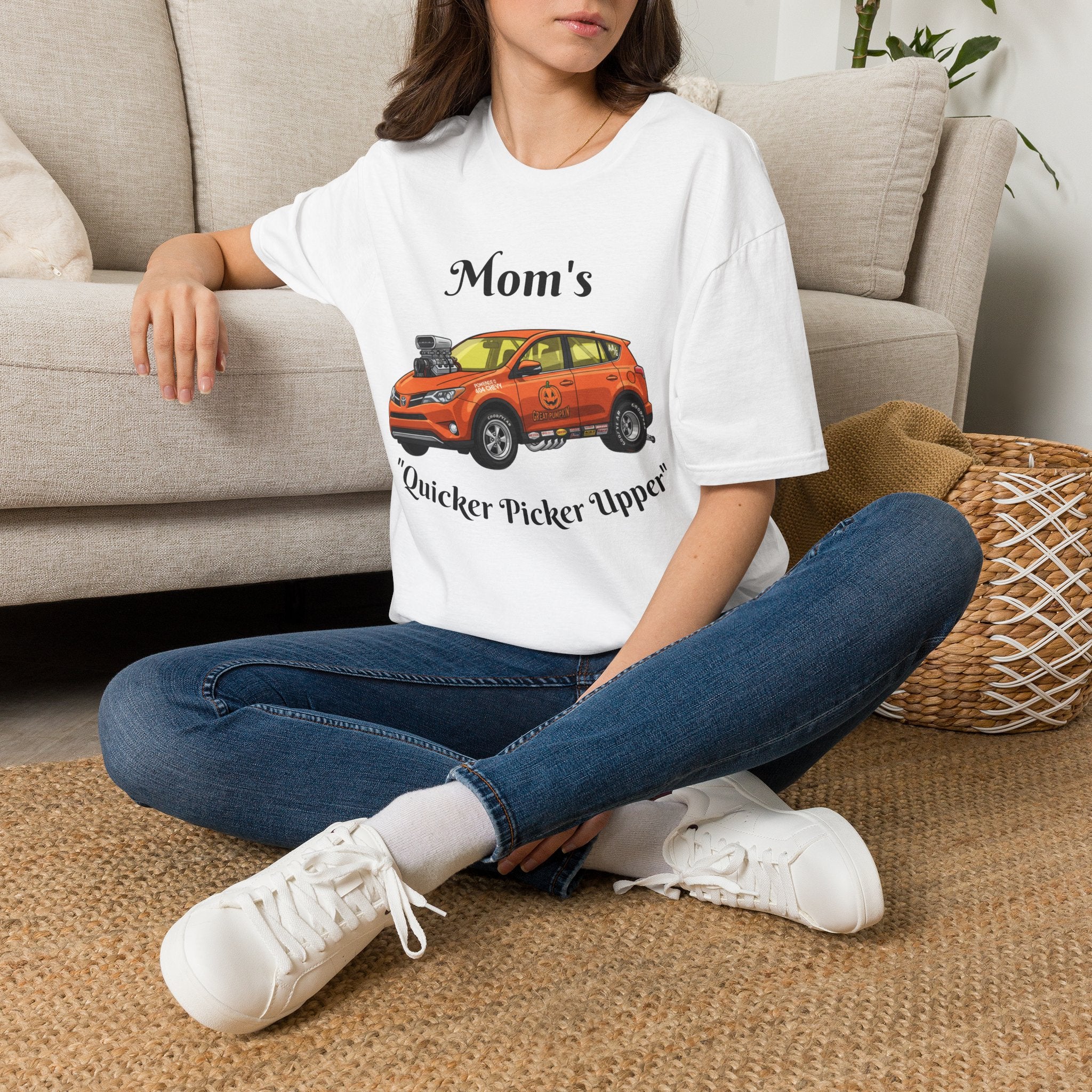 Hot Rod T-Shirt / Orange Hot Rod SUV Graphic