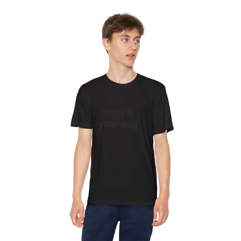 Print it your way Tee | Customizable Youth T-Shirt, Plain White Kids Tee