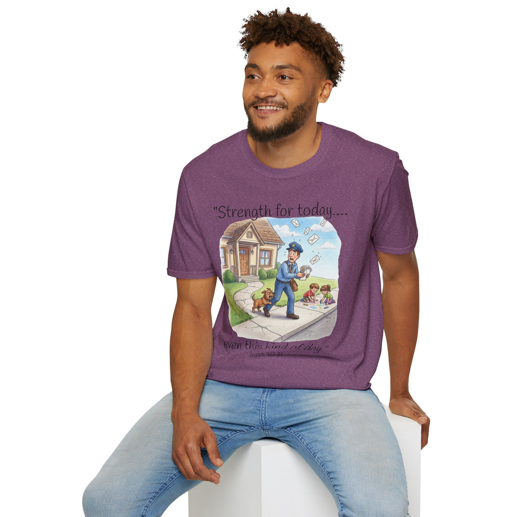 T-Shirt Postal Mail Carrier / Vintage Mailman Illustration Tee