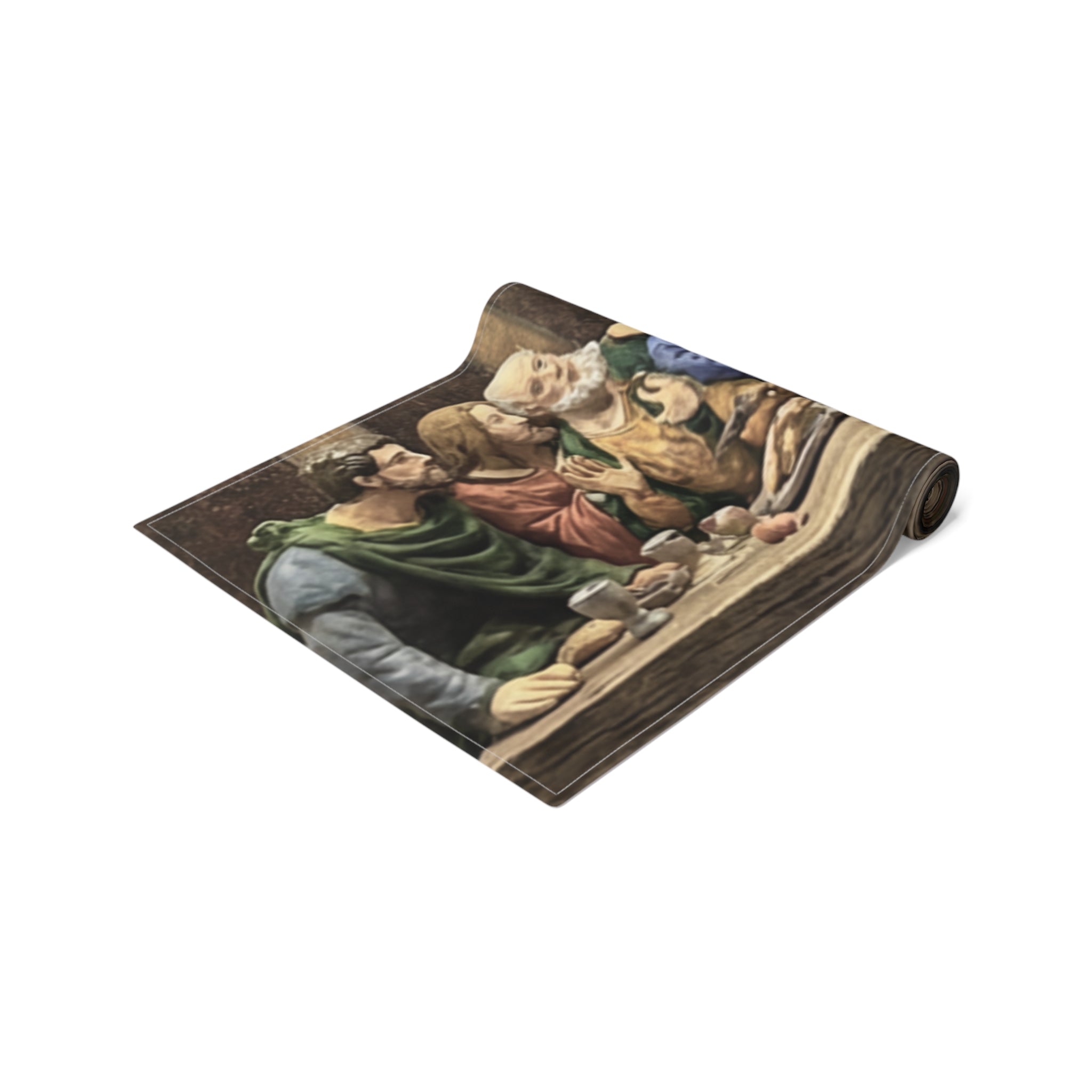 The Last Supper Table Runner | Religious Christian Dining Decor
