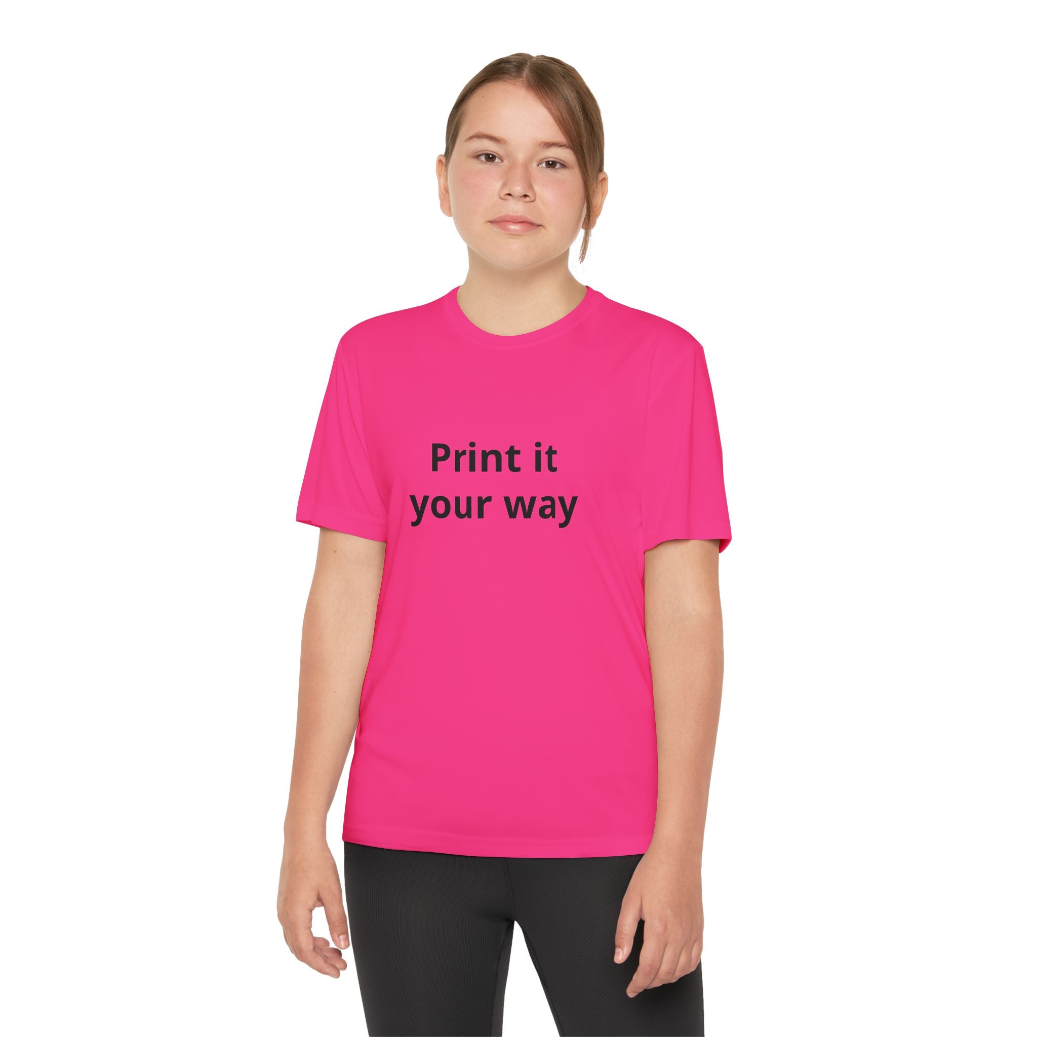 Print it your way Tee | Customizable Youth T-Shirt, Plain White Kids Tee