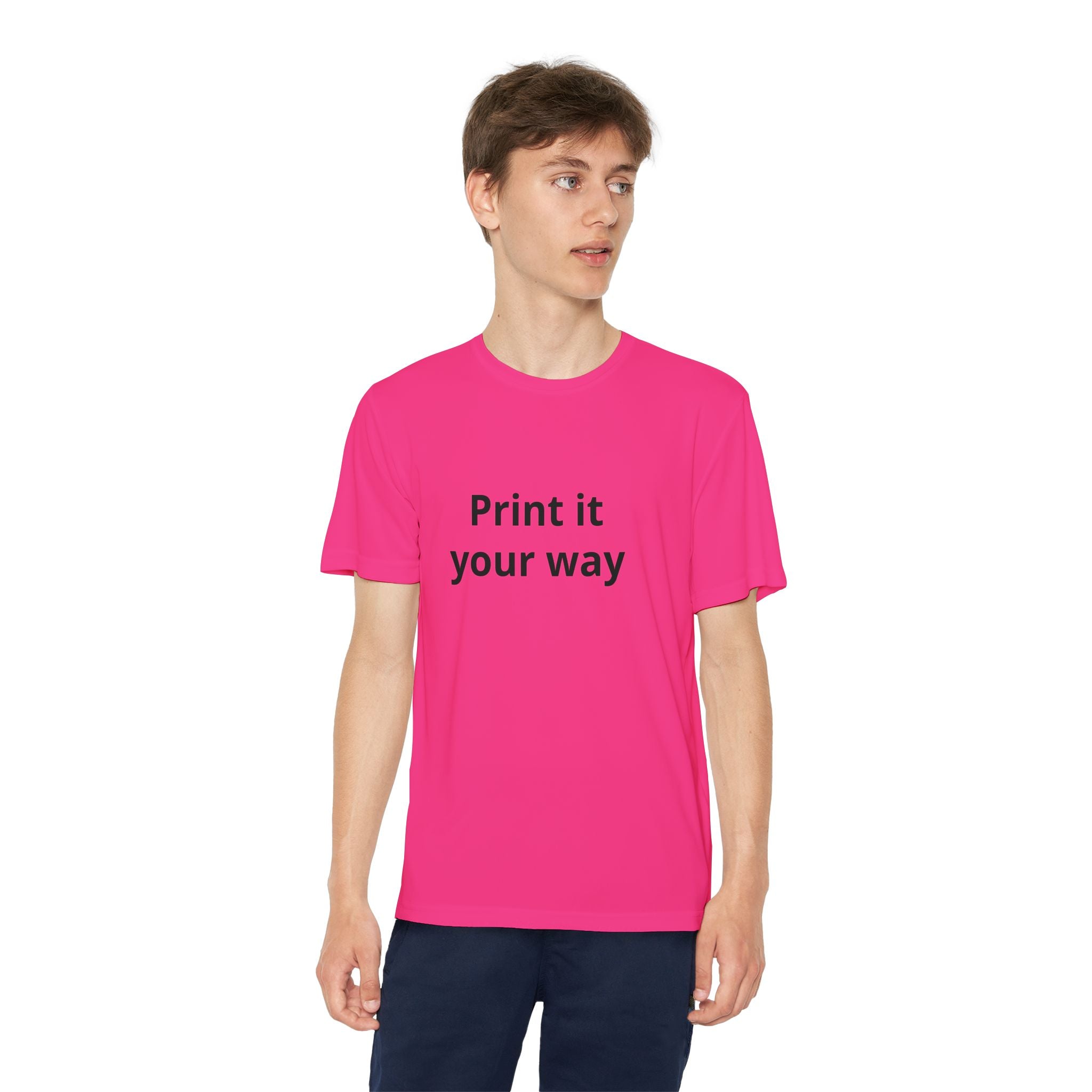 Print it your way Tee | Customizable Youth T-Shirt, Plain White Kids Tee