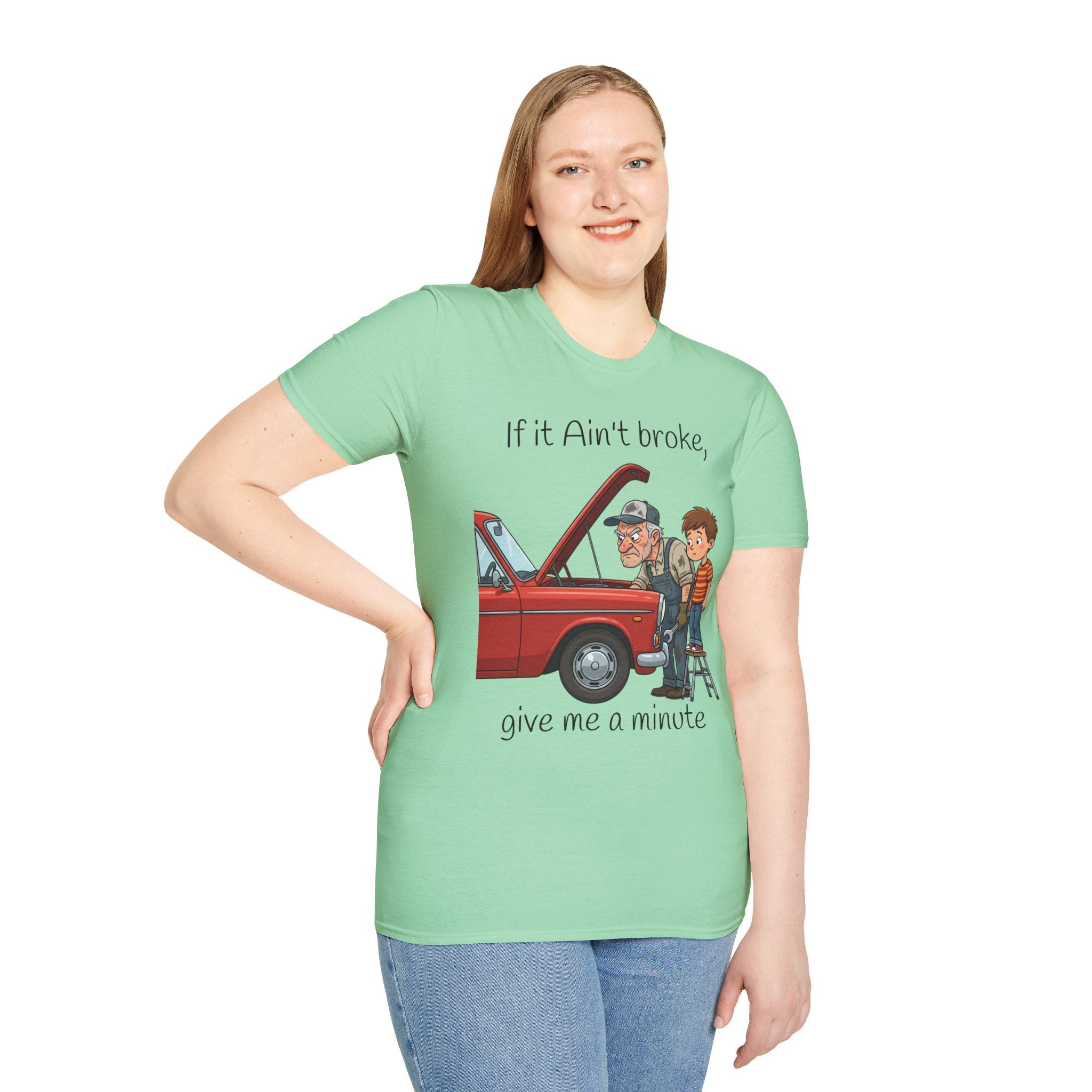 Funny Mechanic Grampa t-shirt/ Vintage Car Repair