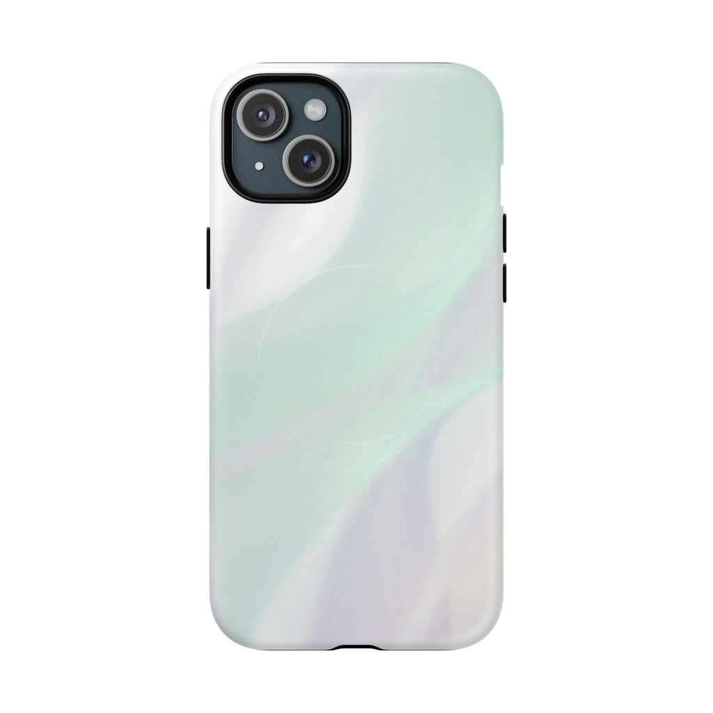 Abstract / Aurora Green Tough Phone Case