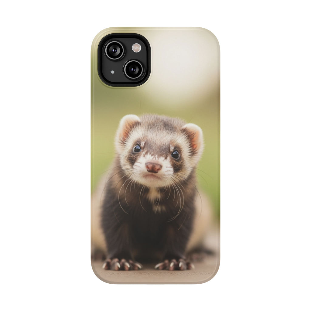 Cute Ferret Portrait Phone Case