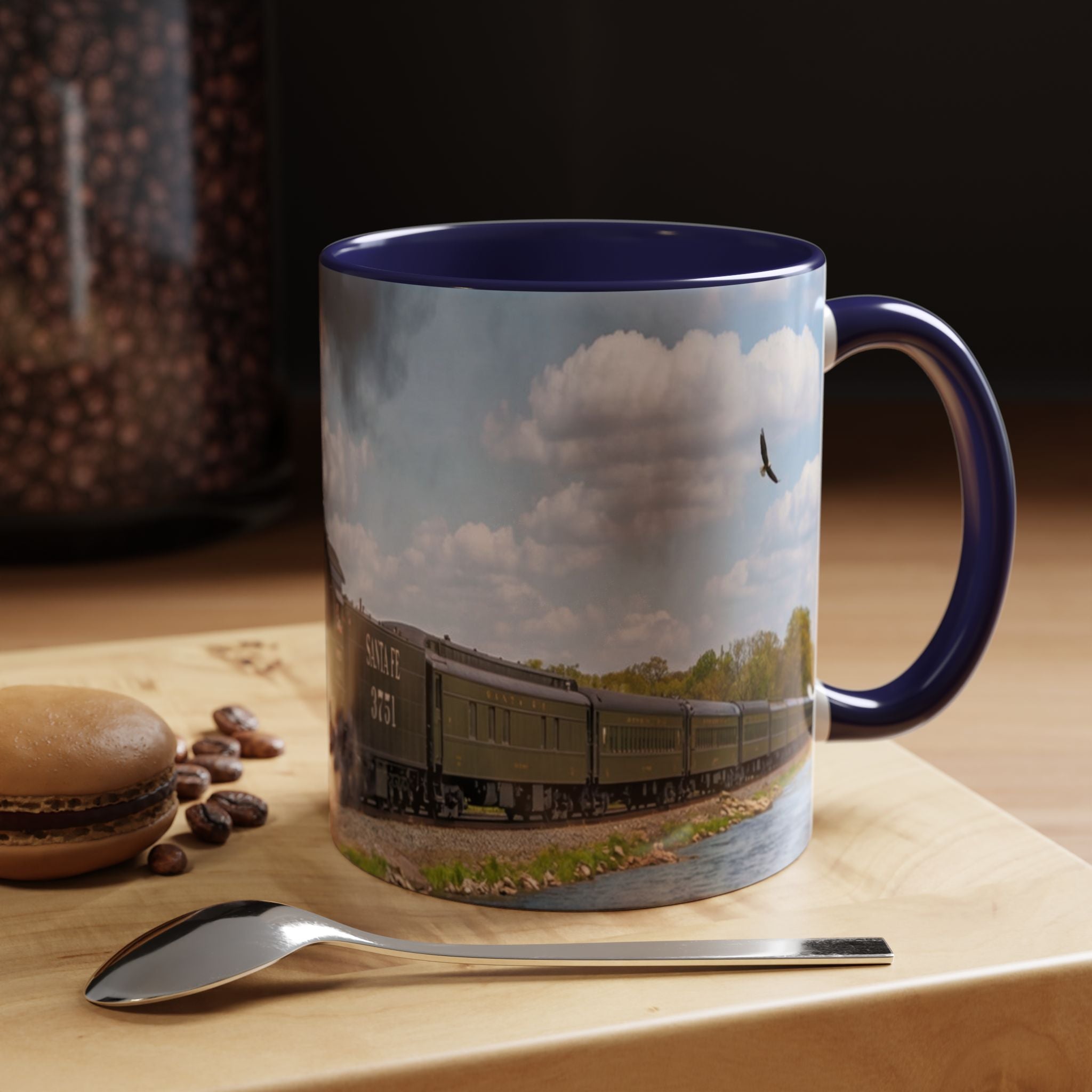 Vintage Steam Locomotive Mug | Accent Coffee Mug 11oz 15oz