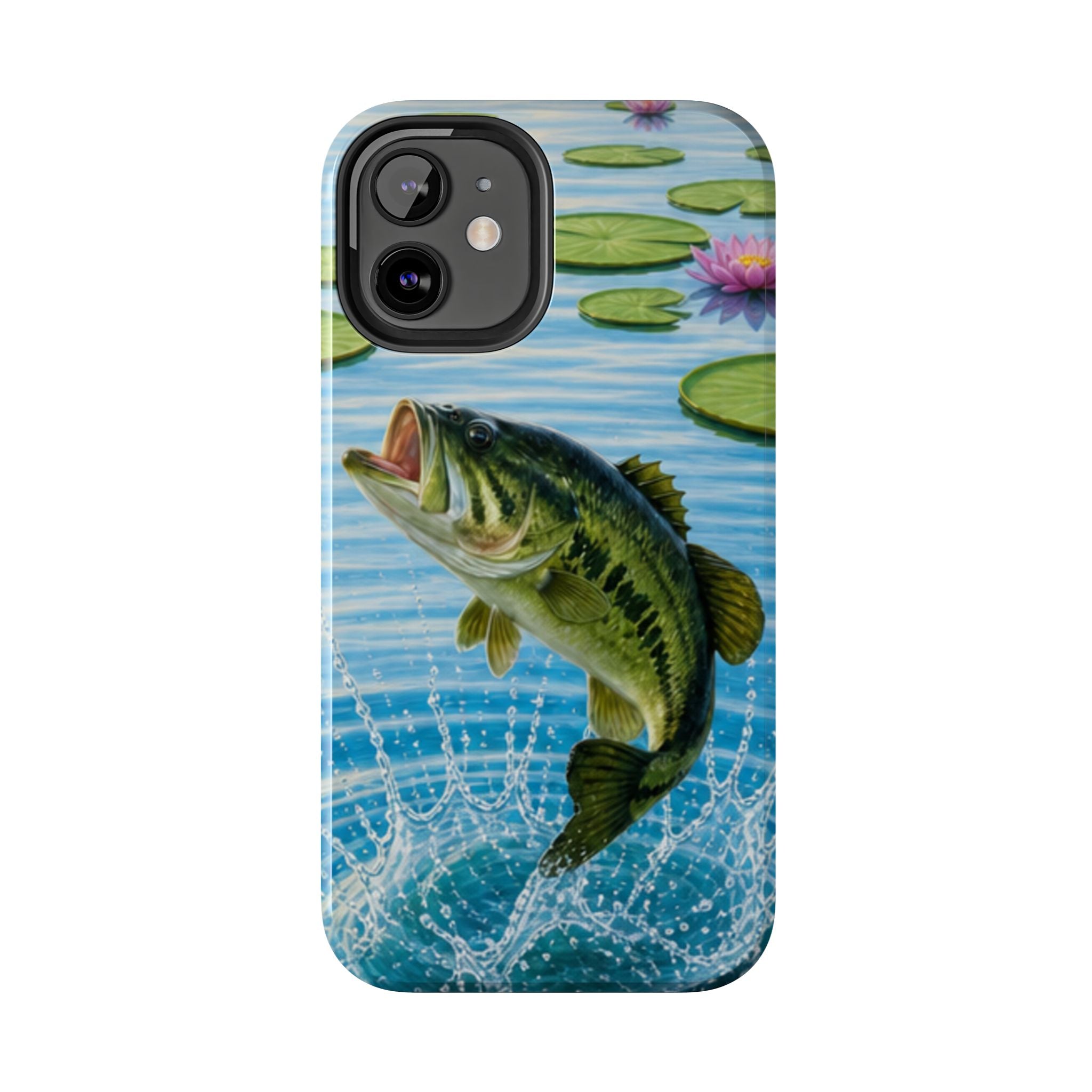 Largemouth Bass Jumping Phone Case | Tough Phone Case