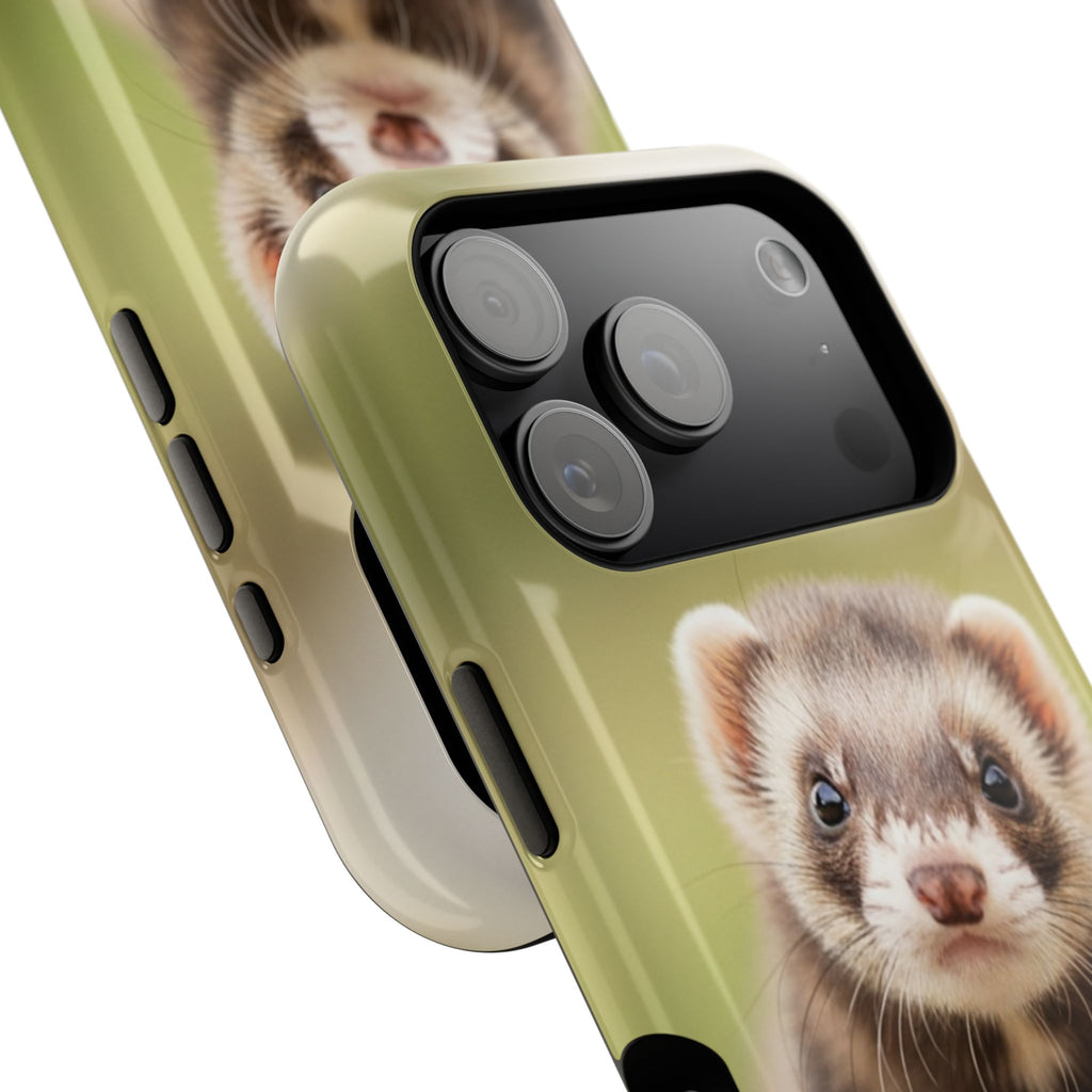 Cute Ferret Portrait Phone Case