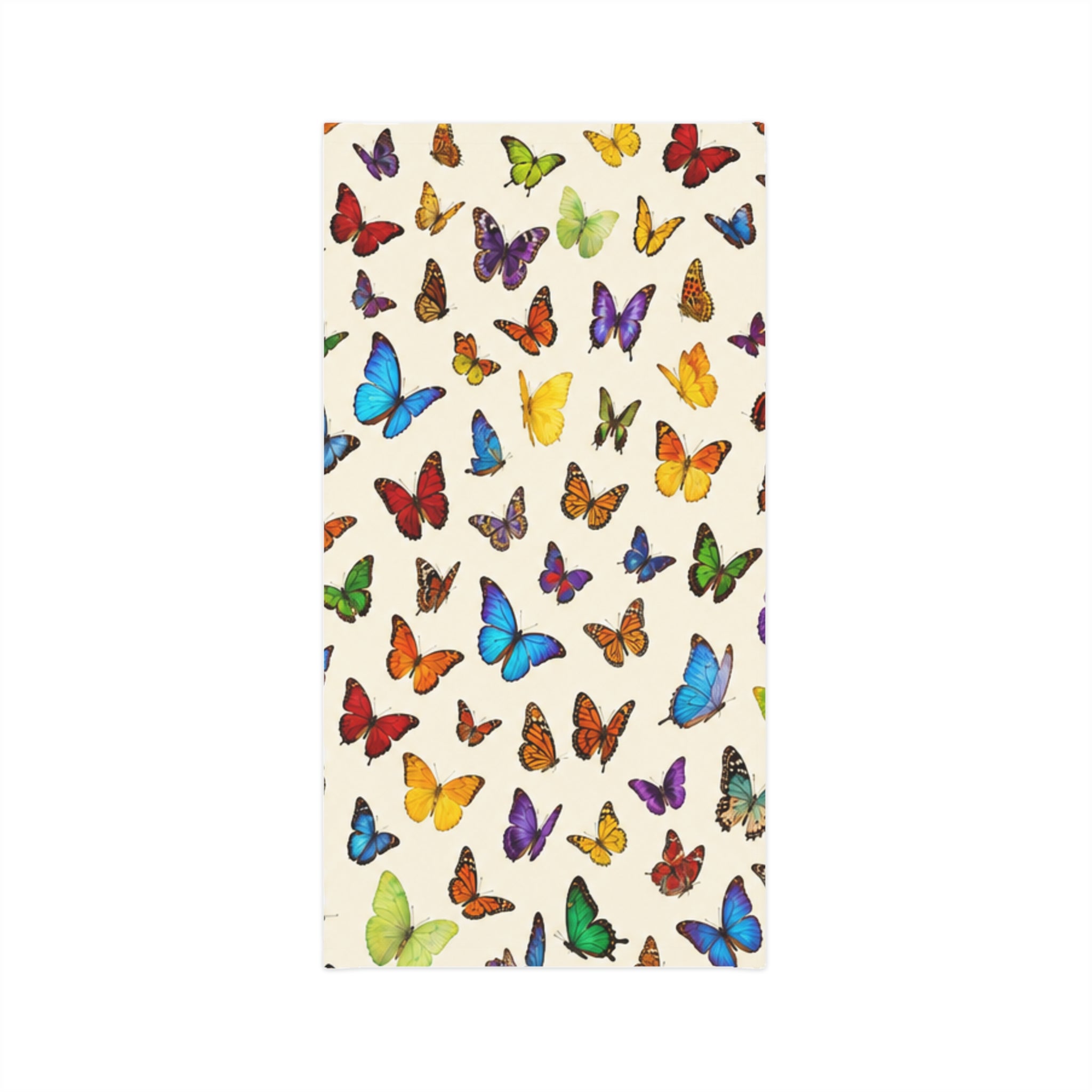 Colorful Butterfly Field Neck Gaiter | Spring Floral Scarf
