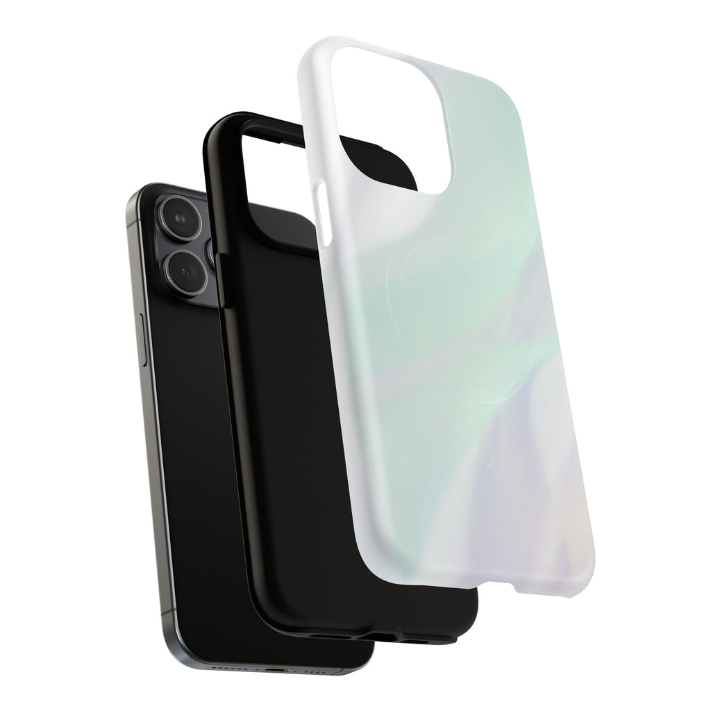 Abstract / Aurora Green Tough Phone Case