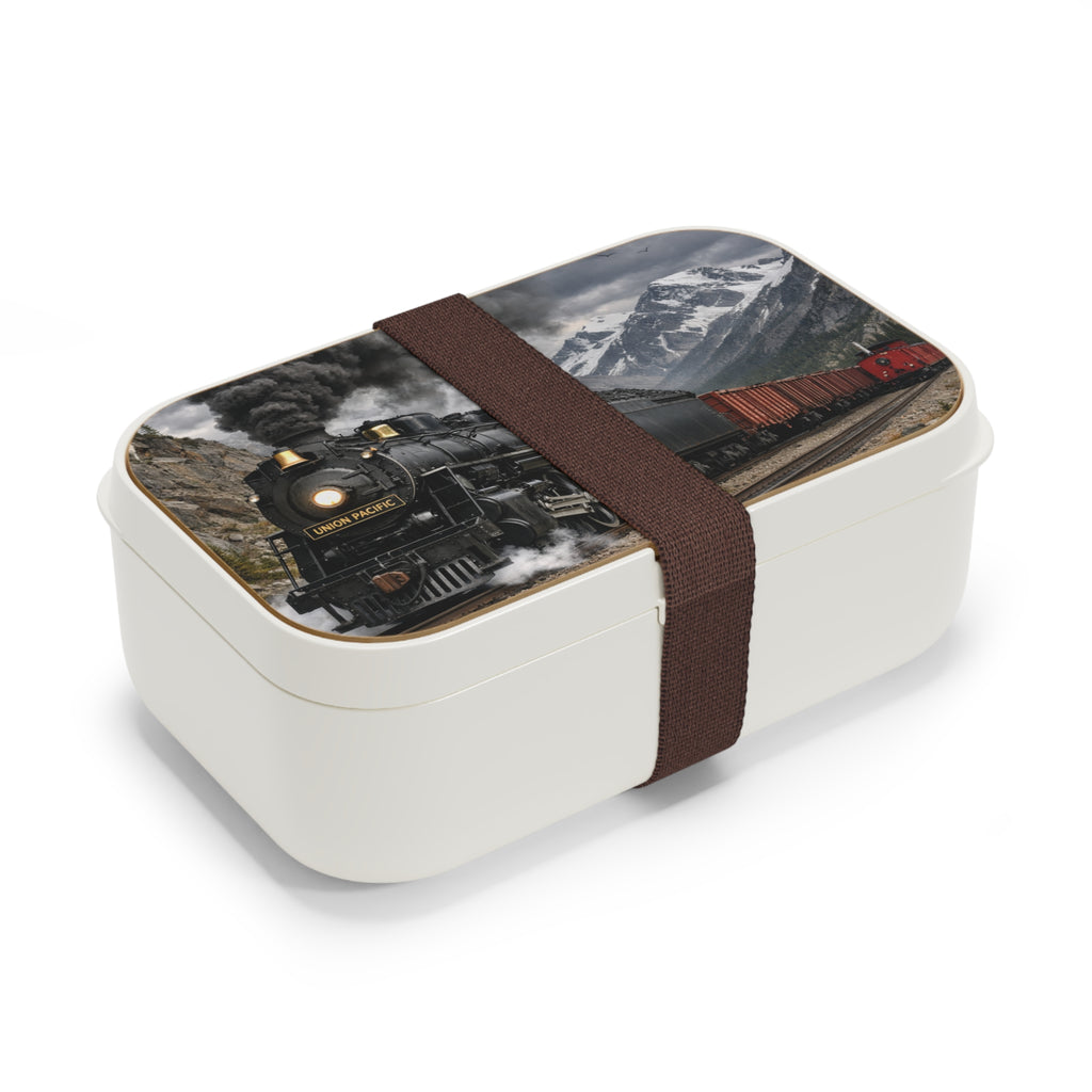 Vintage Steam Train Bento Lunch Box