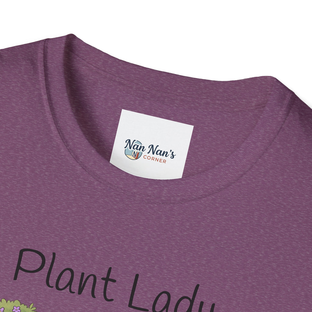 Plant Lady Gardening Unisex Graphic T-Shirt – Funny Plant Mom Cotton Tee