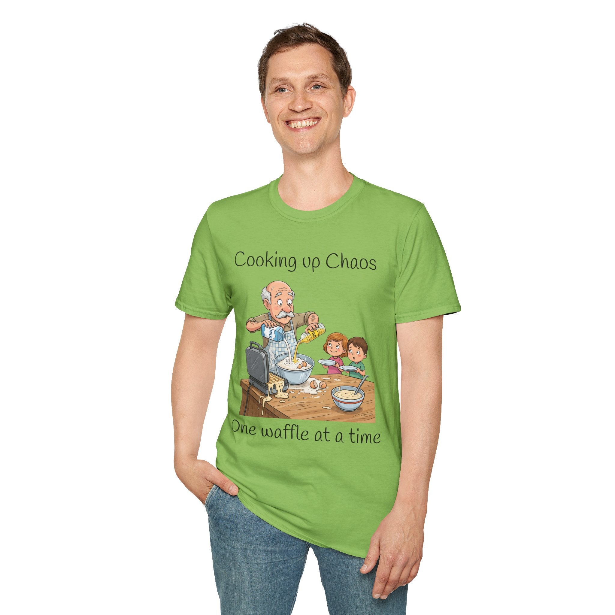 T-Shirt Cooking up Chaos One waffle at a time/ Kitchen Family Humor