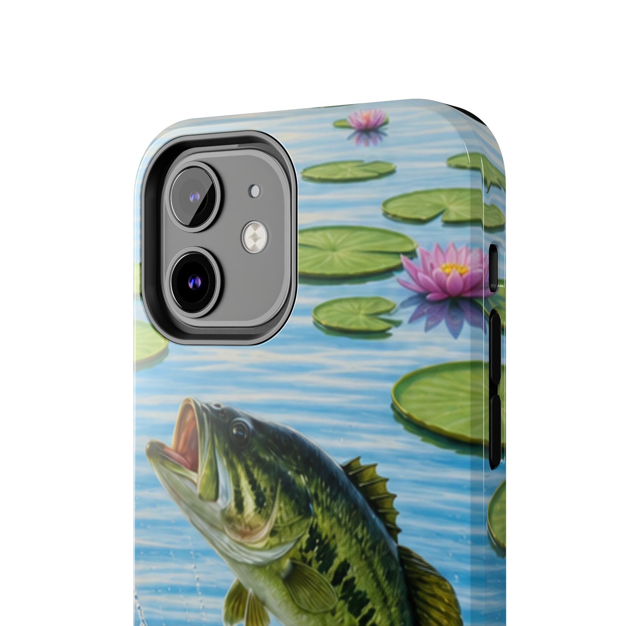 Largemouth Bass Jumping Phone Case | Tough Phone Case