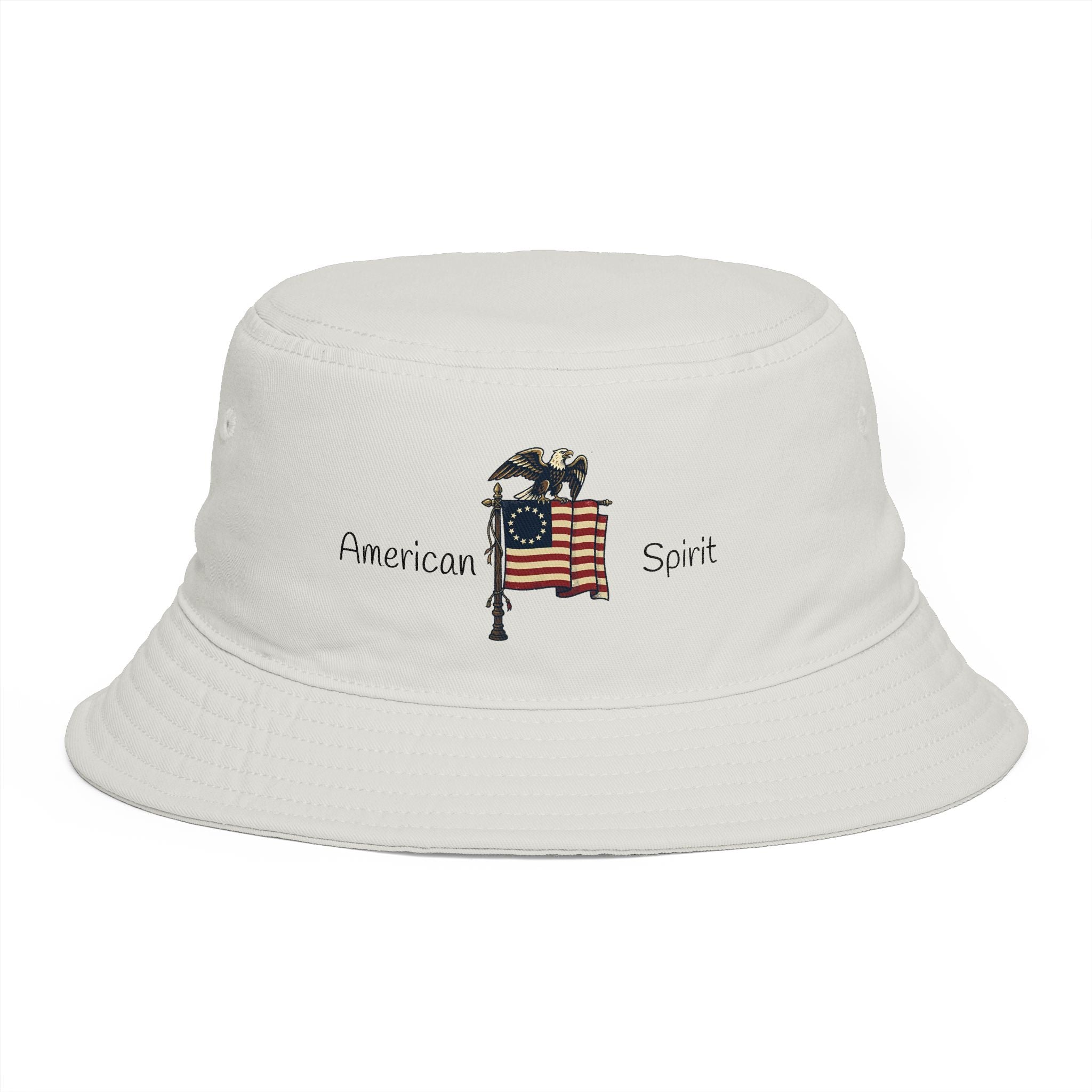 American Spirit American Eagle Civil War Flag Bucket Hat