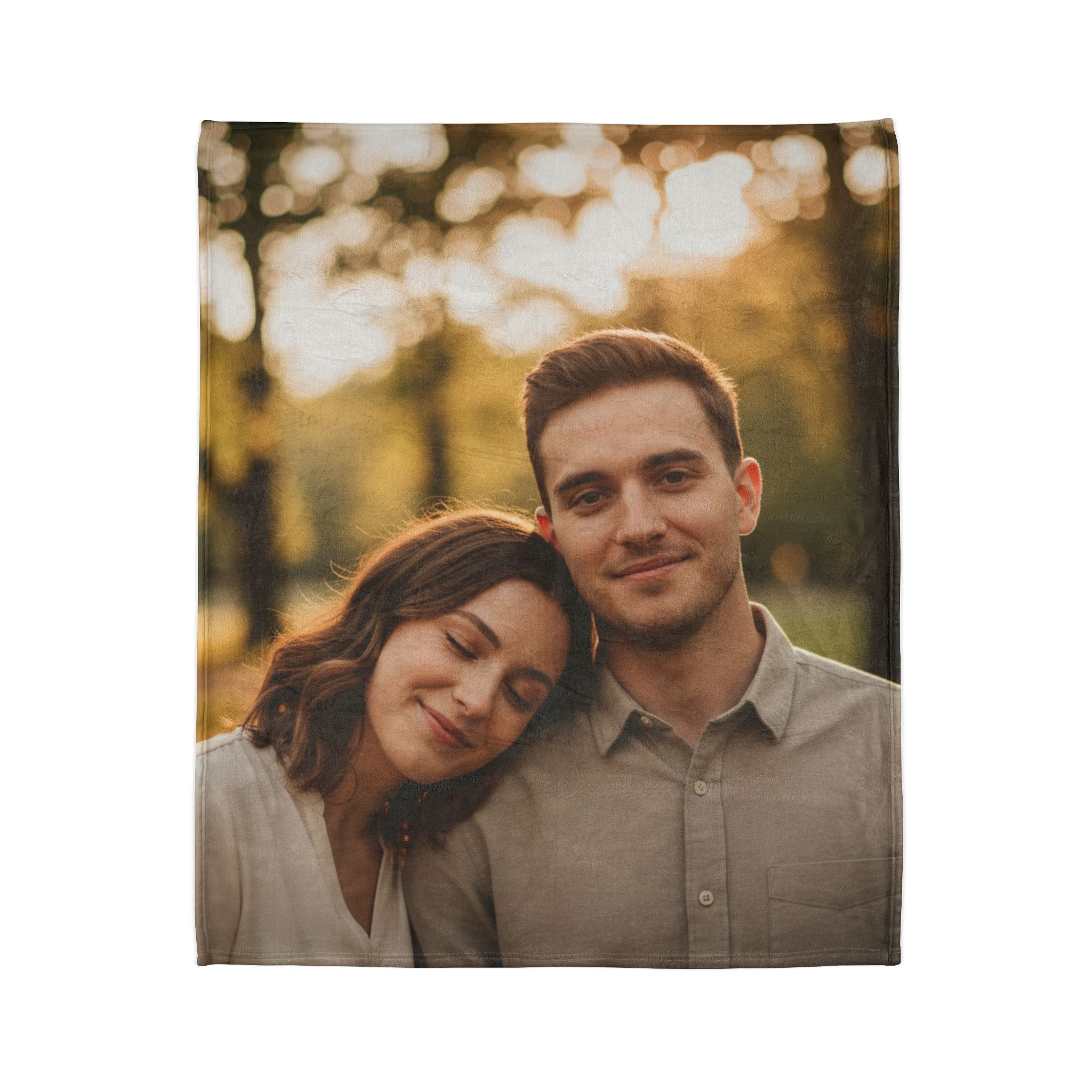 Photo Blanket / Personalized Soft Polyester Photo Throw, Custom Memory Gift