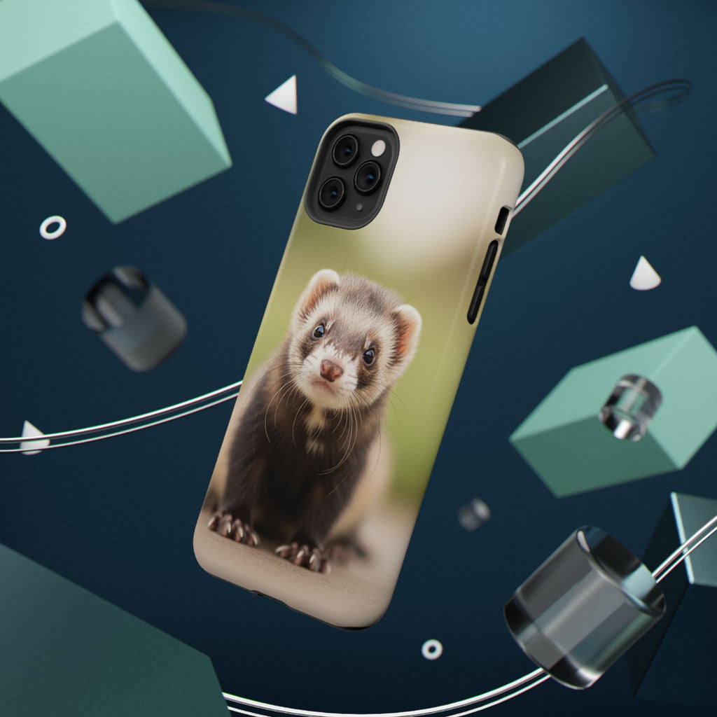 Cute Ferret Portrait Phone Case