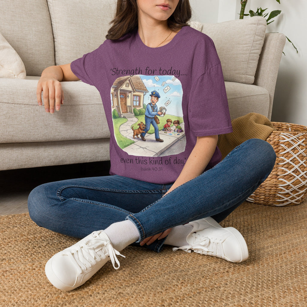 T-Shirt Postal Mail Carrier / Vintage Mailman Illustration Tee