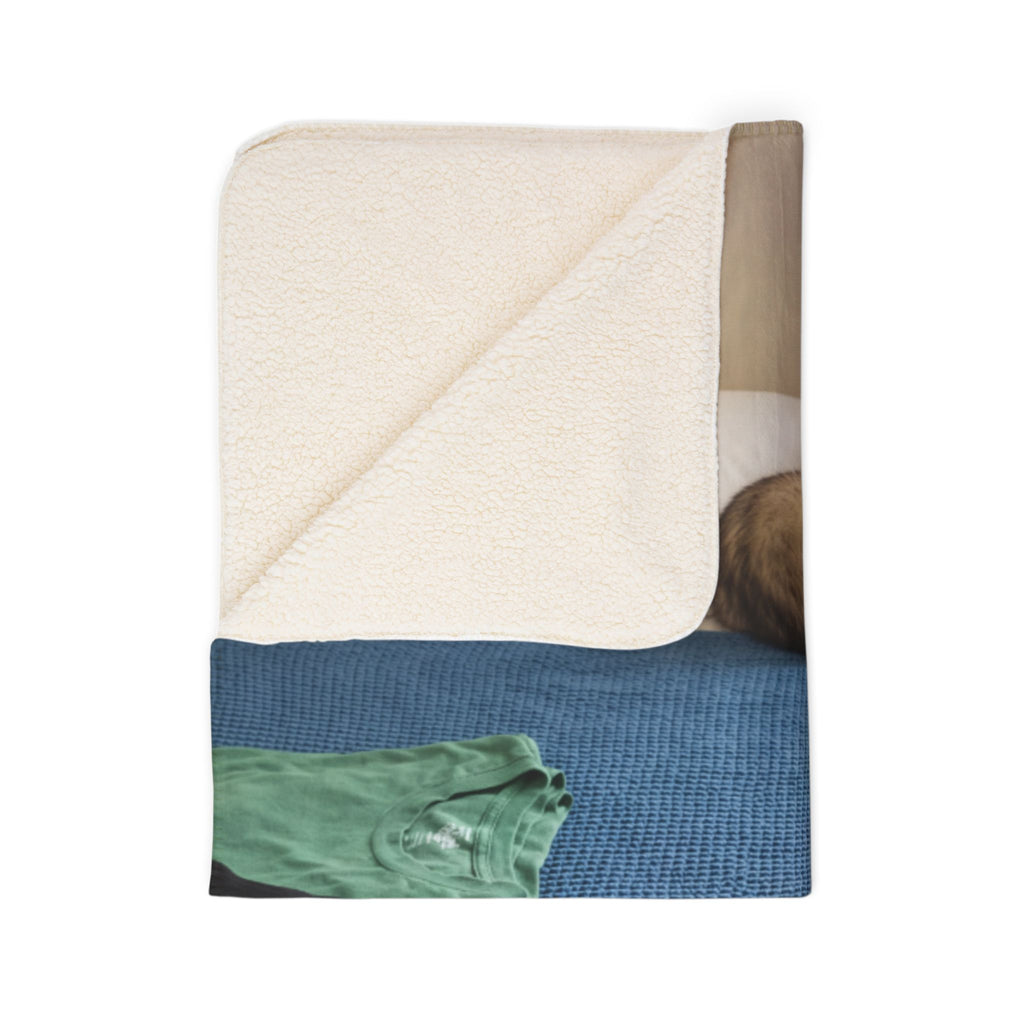 Funny Ferrets /Fleece Sherpa Blanket