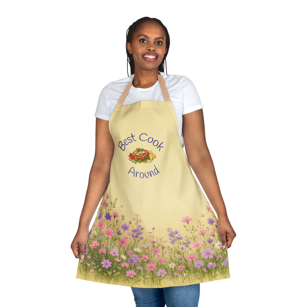 Floral Apron/Best Cook Around / Garden Floral