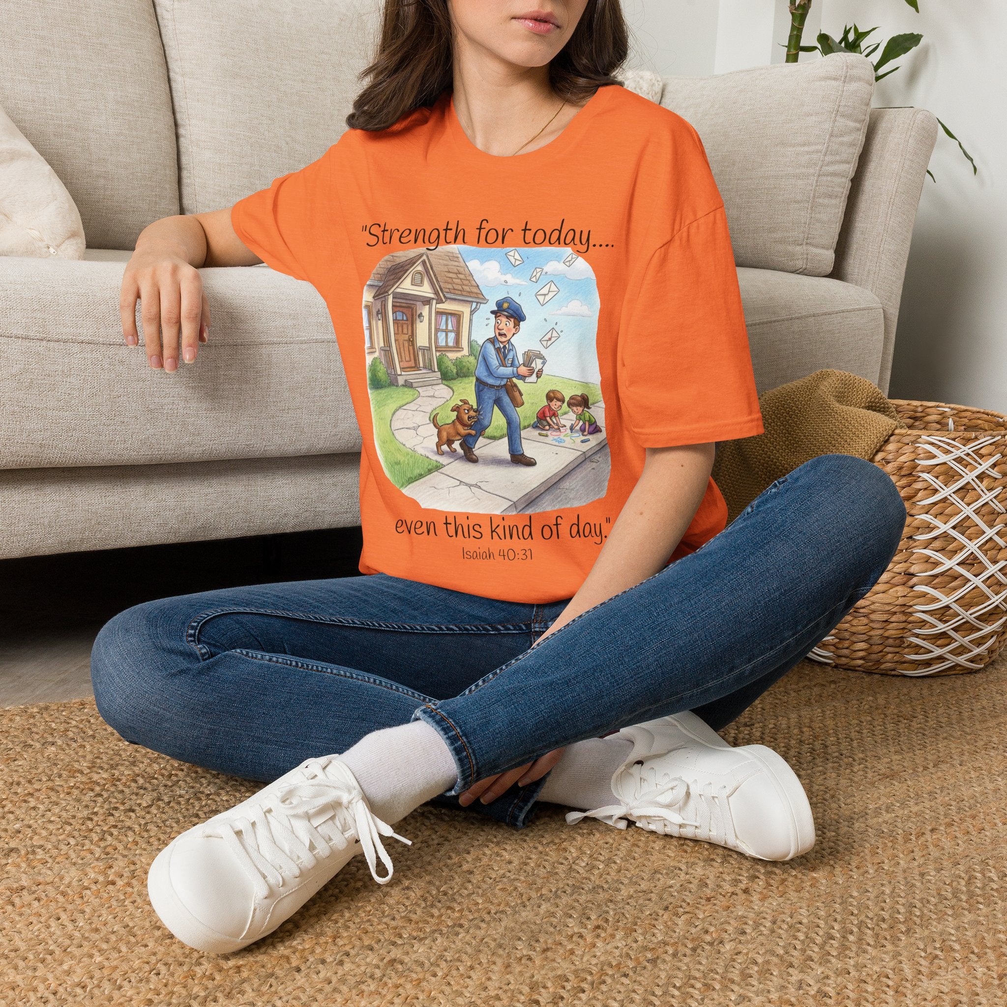 T-Shirt Postal Mail Carrier / Vintage Mailman Illustration Tee