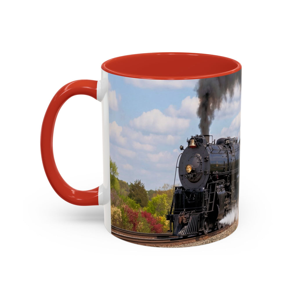 Vintage Steam Locomotive Mug | Accent Coffee Mug 11oz 15oz