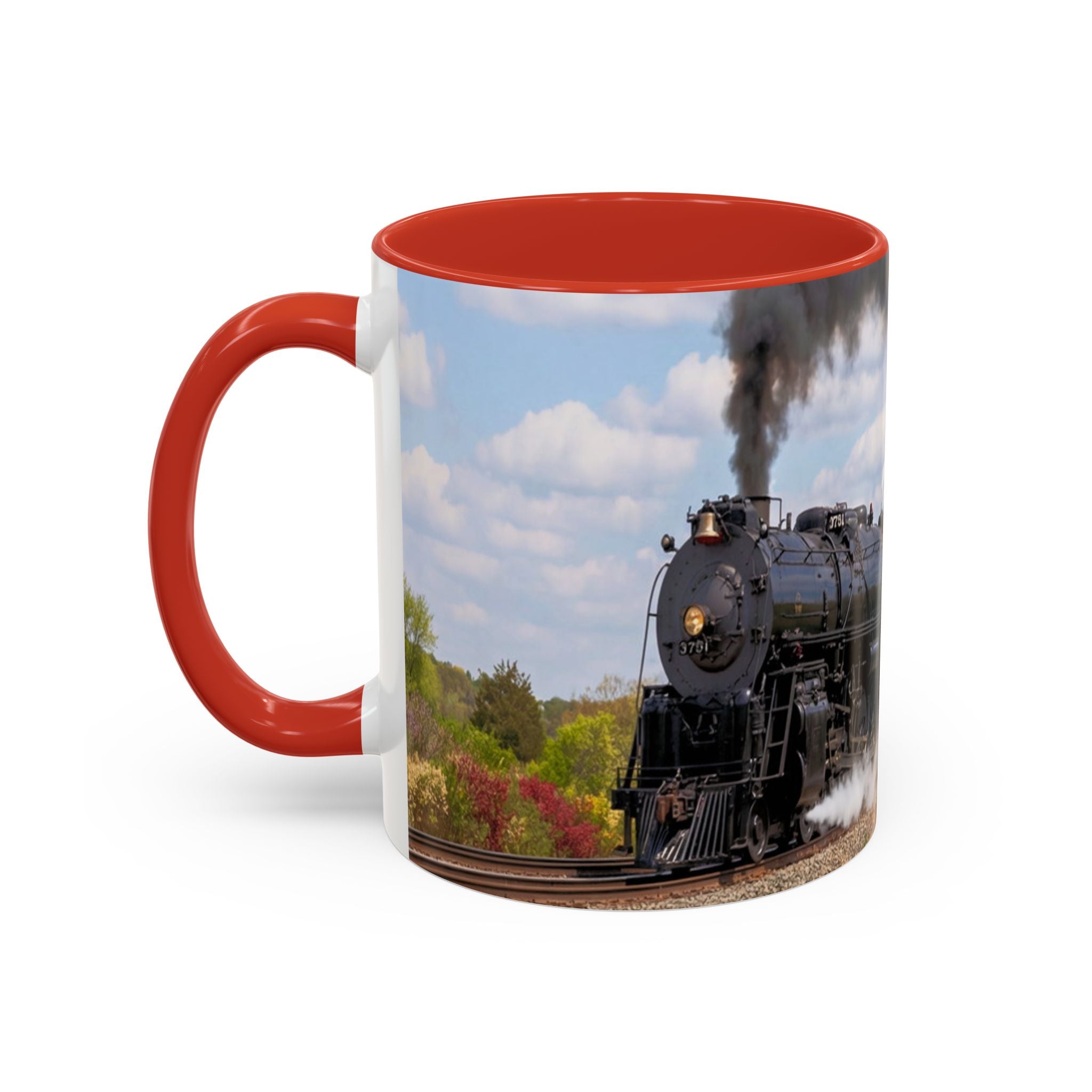 Vintage Steam Locomotive Mug | Accent Coffee Mug 11oz 15oz