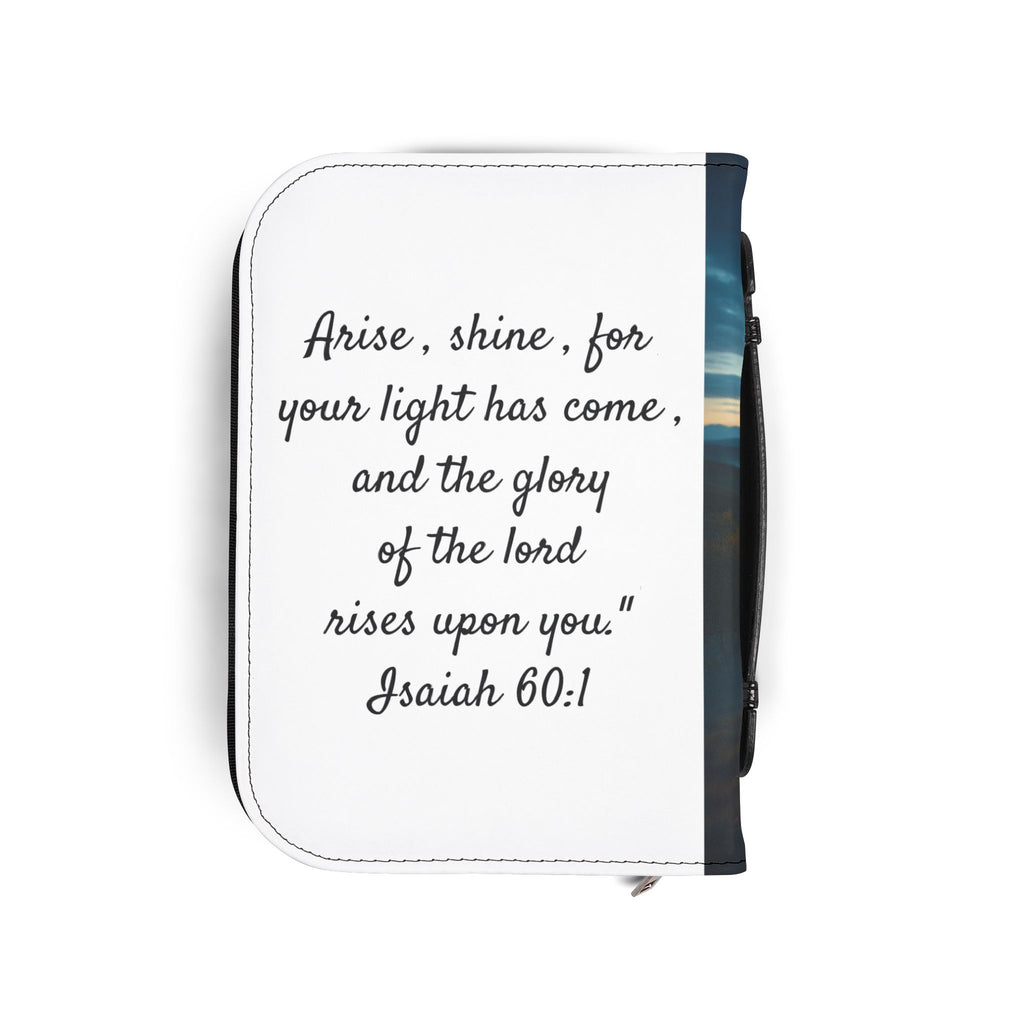 Bible Cover/Light from Heaven With Cross/ 100% PU Leather/