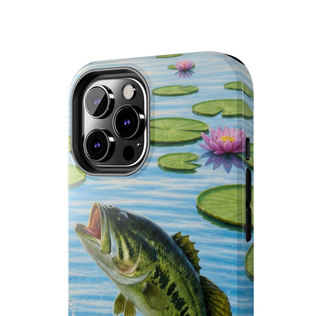 Largemouth Bass Jumping Phone Case | Tough Phone Case