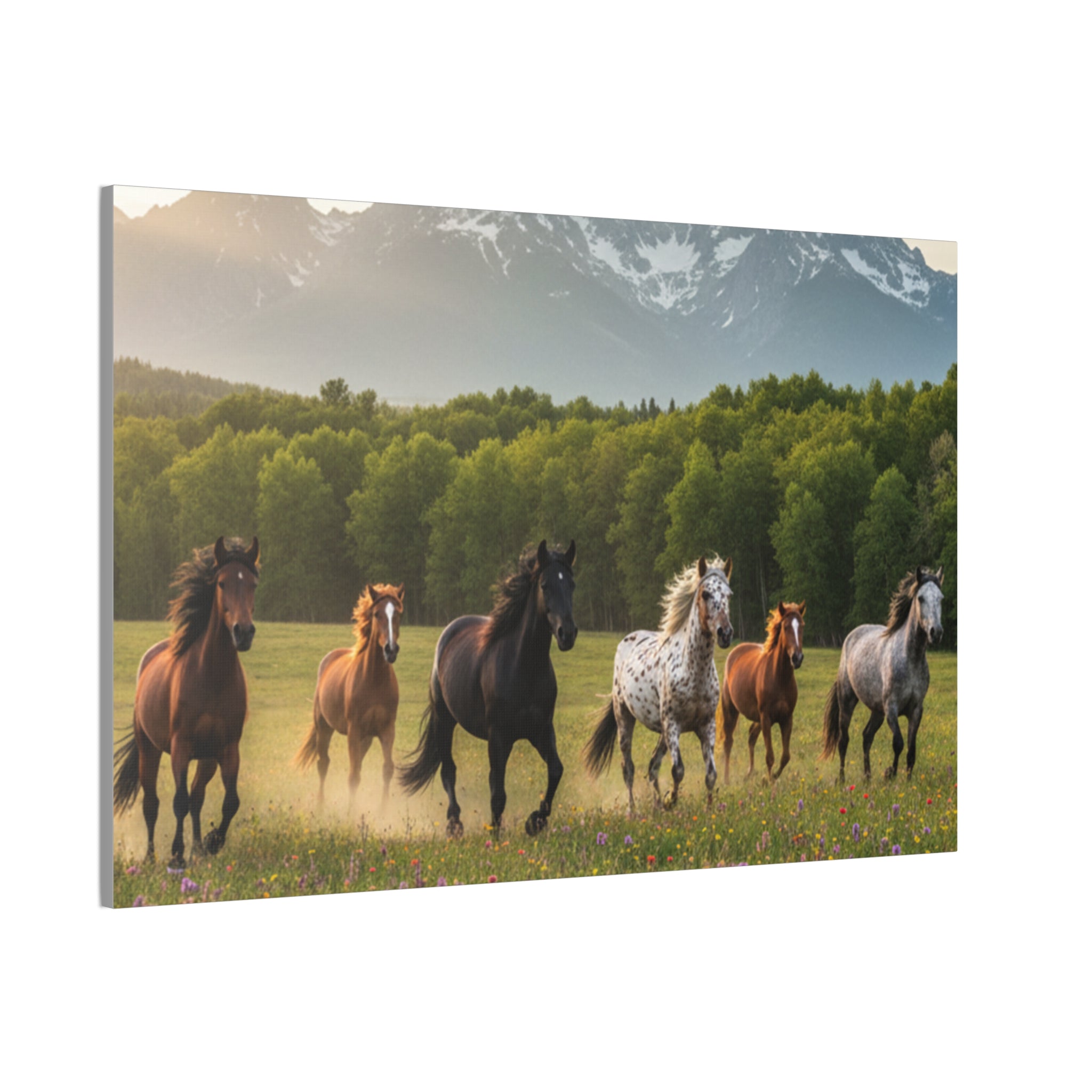 Wild Horses/Canvas Stretched, 0.75"