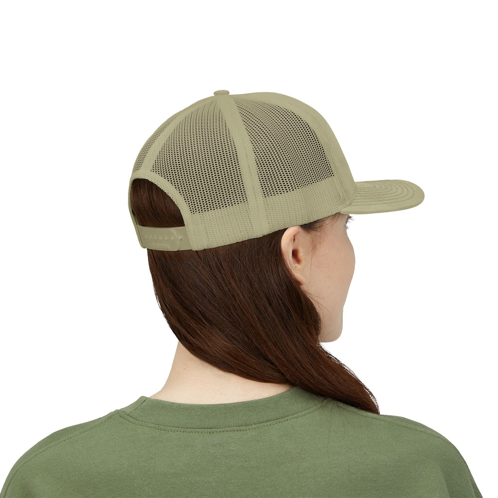 Happy Camper campfire Embroidered Snapback Cap | Trucker hat