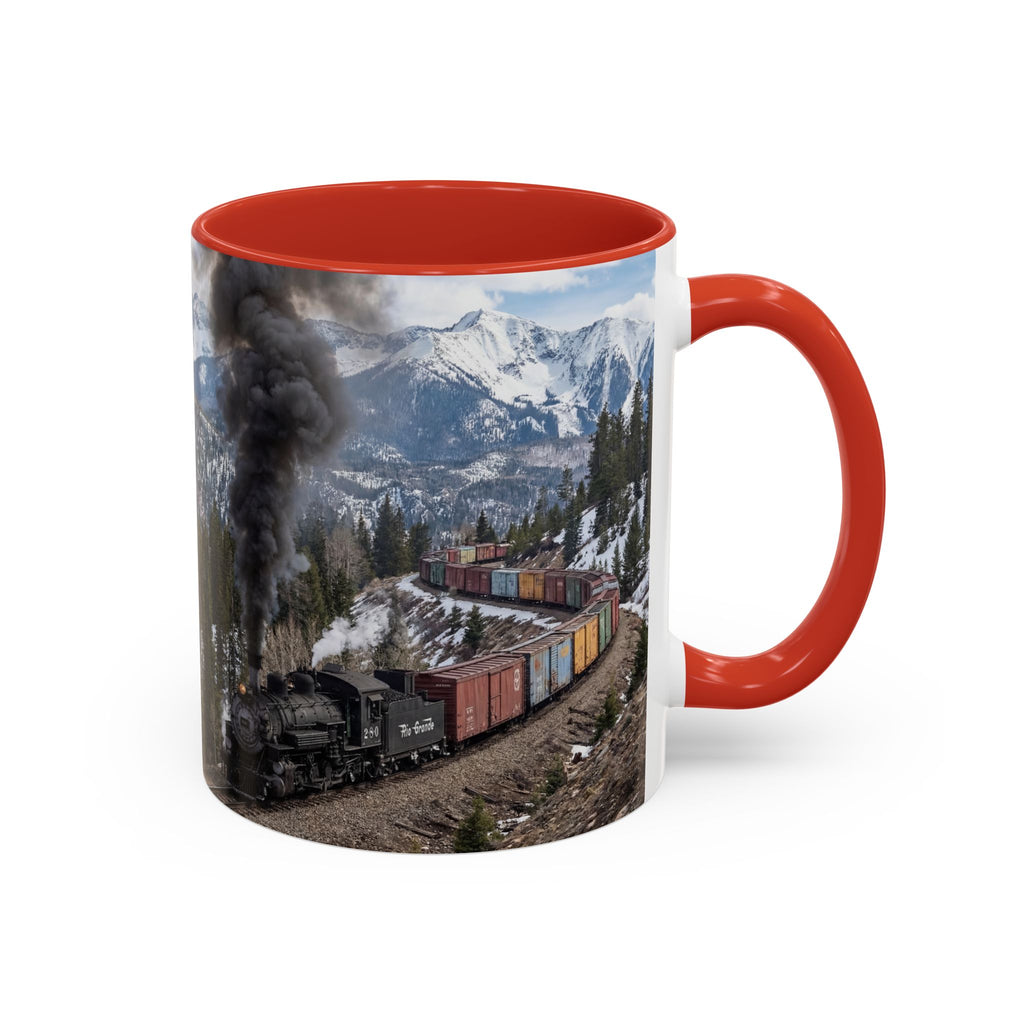 Accent Coffee Mug (11, 15oz)/Steam Train