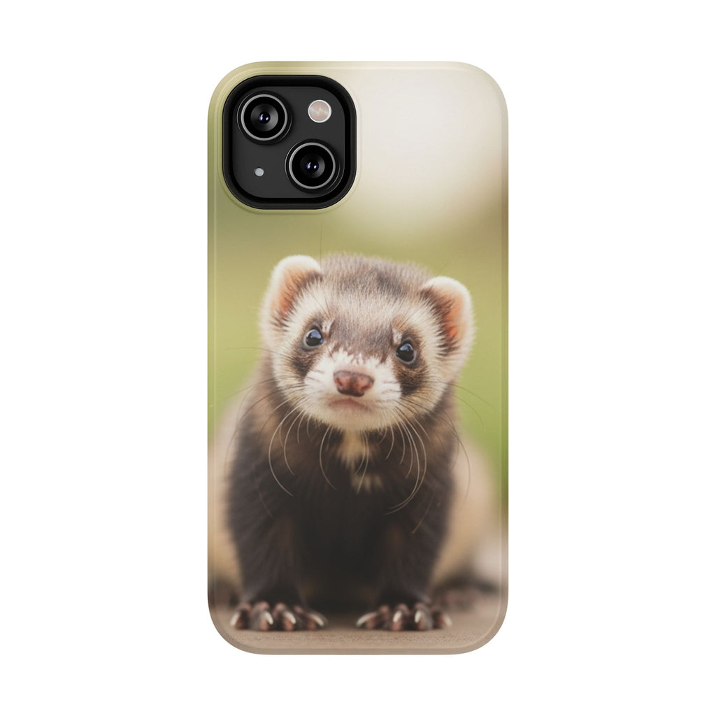 Cute Ferret Portrait Phone Case