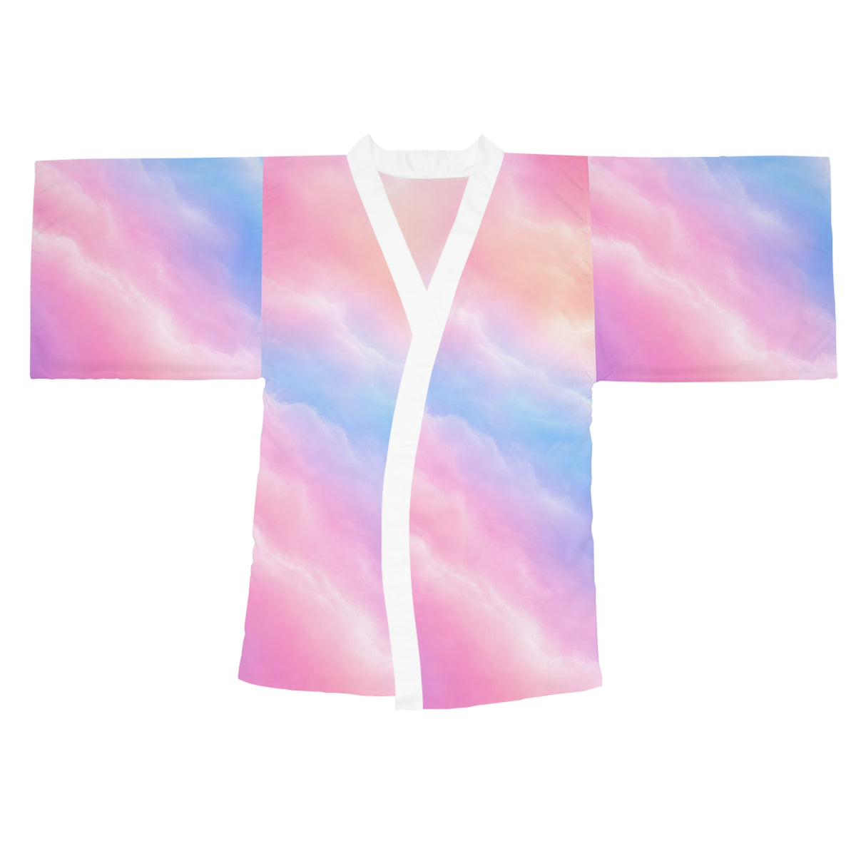 Pastel Cloud Ombré Kimono Robe