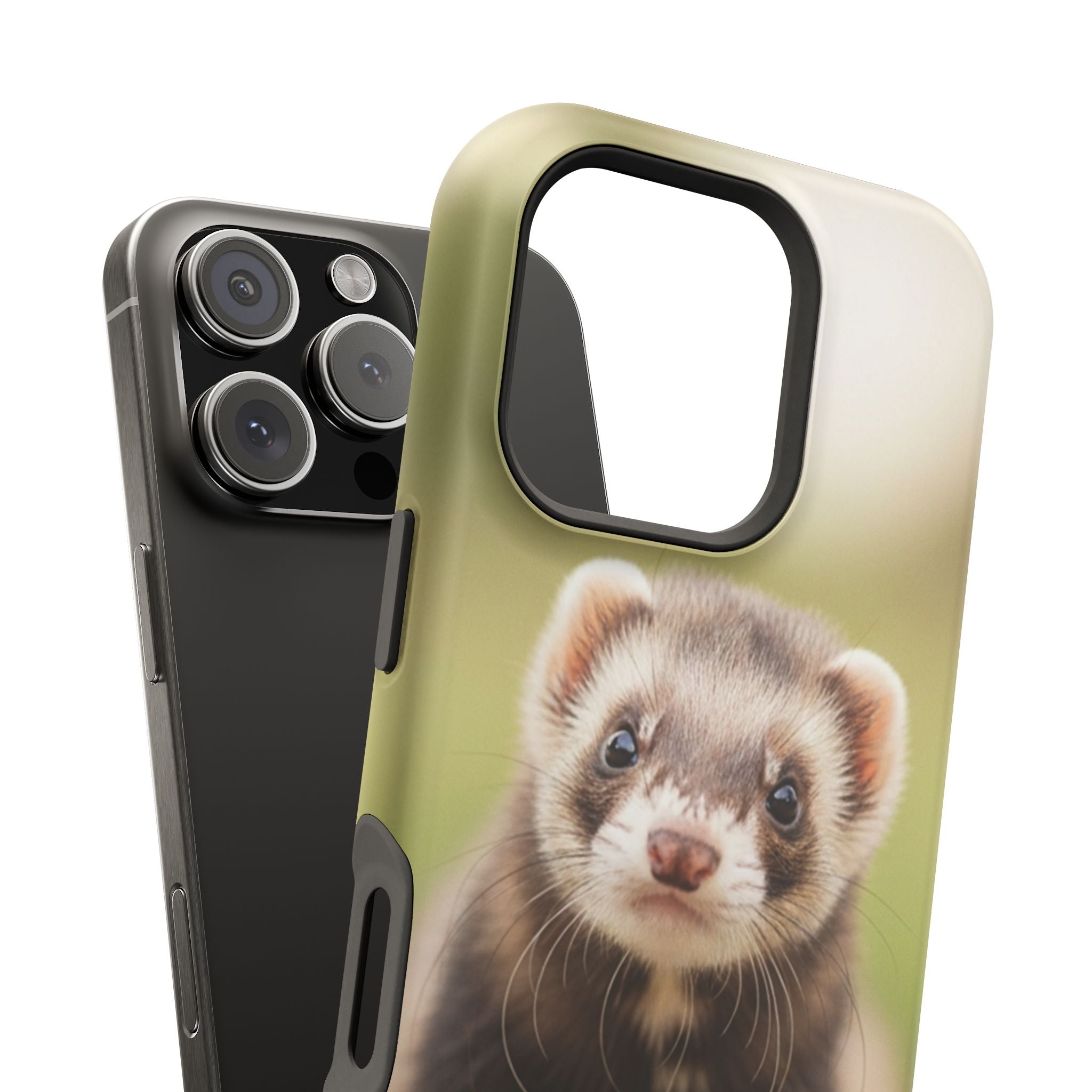 Cute Ferret Portrait Phone Case