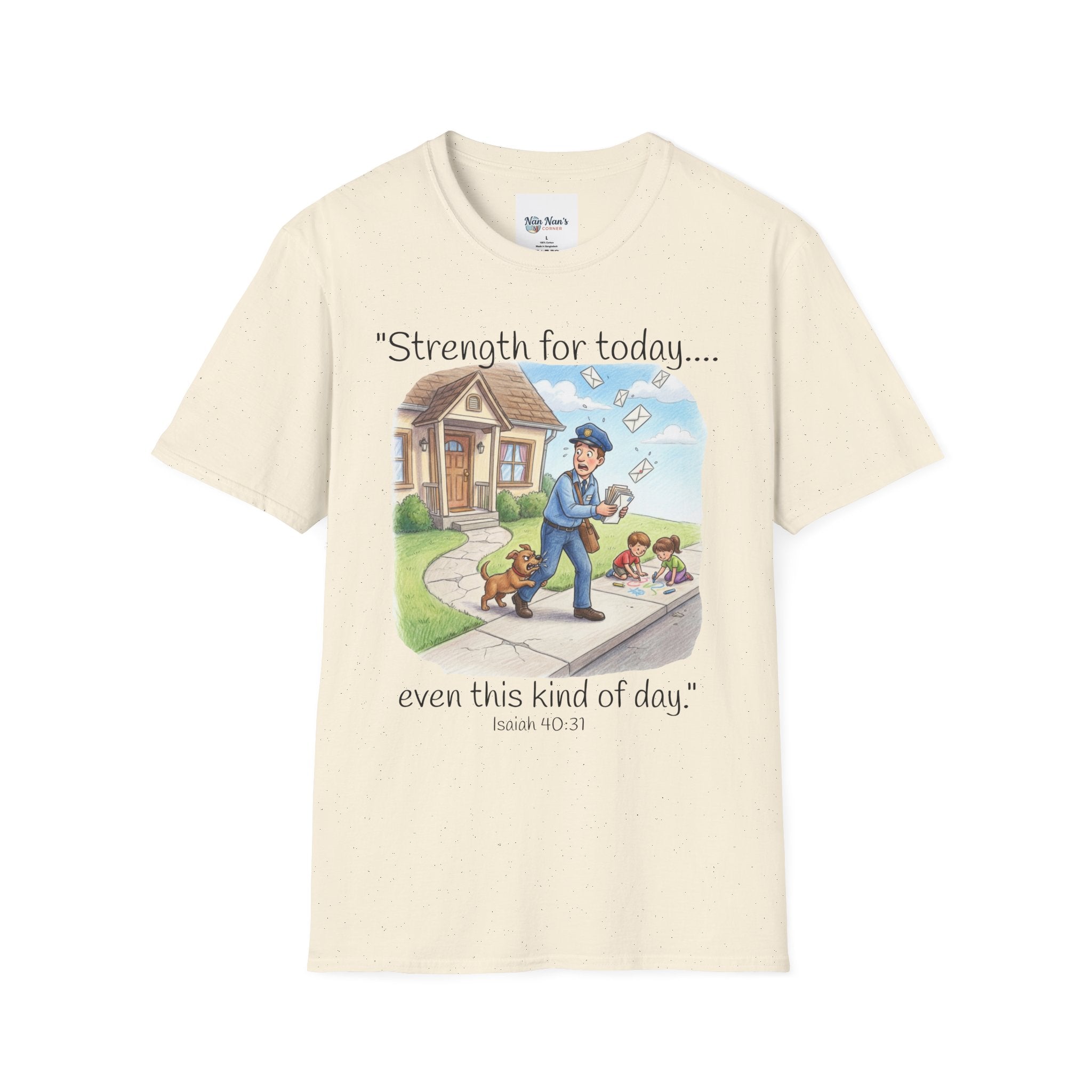 T-Shirt Postal Mail Carrier / Vintage Mailman Illustration Tee